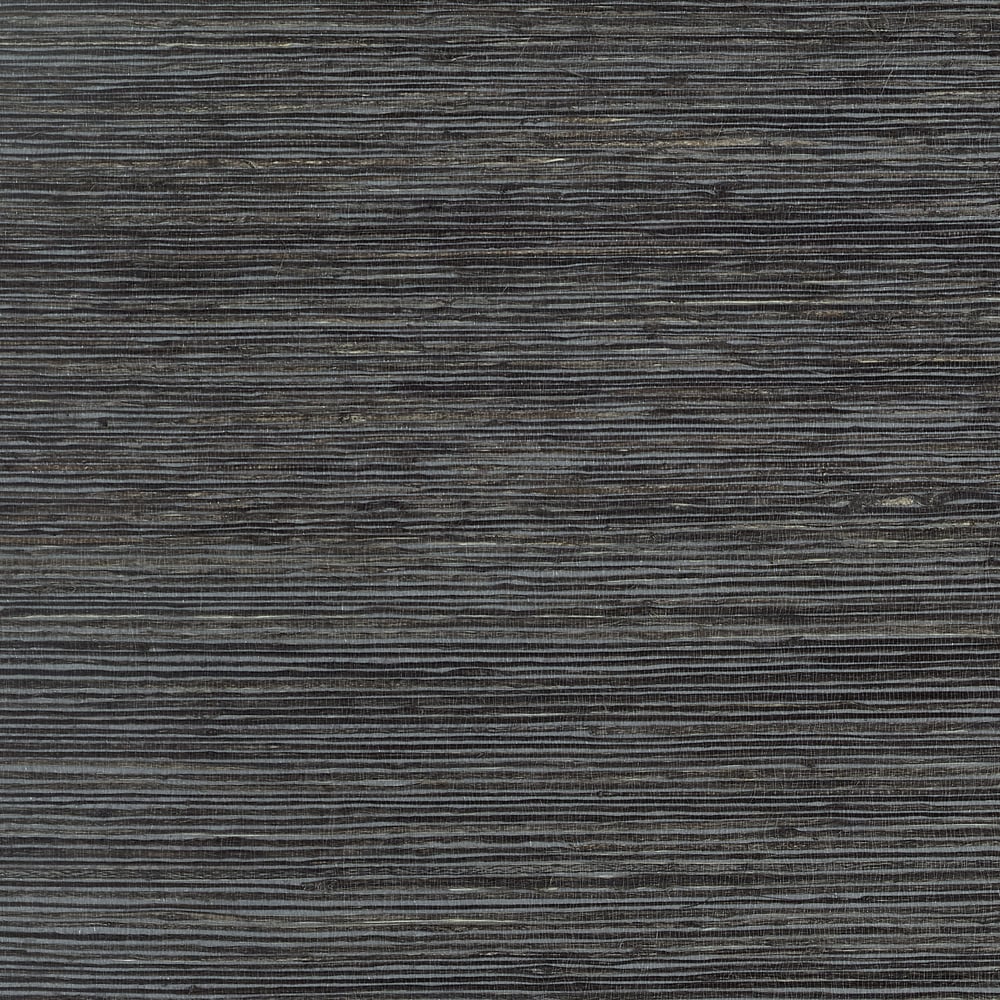 Thibaut MAROMA T10310 in Charcoal Wallpaper - GRASSCLOTH RES