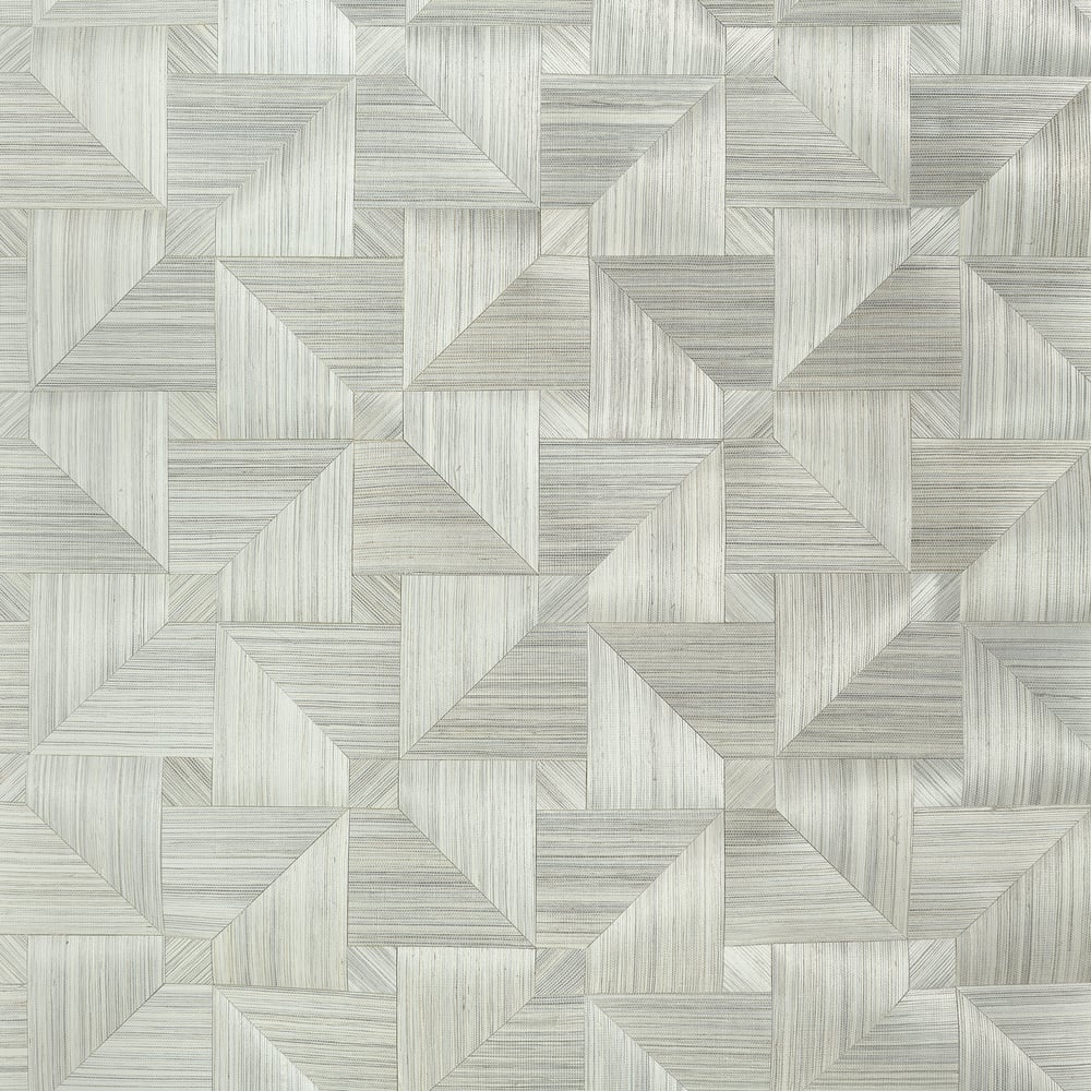 Thibaut BALI WEAVE T10344 in Grey Wallpaper - GRASSCLOTH RES