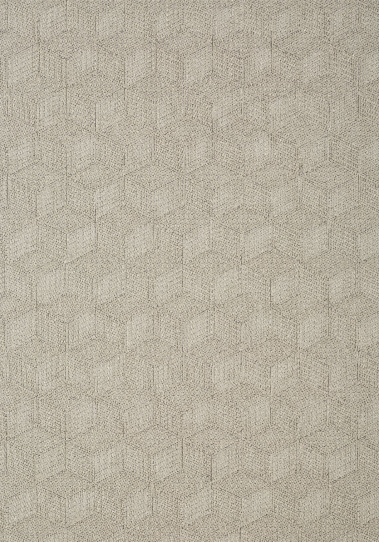 Thibaut T10418 MILANO SQUARE Taupe Wallpaper