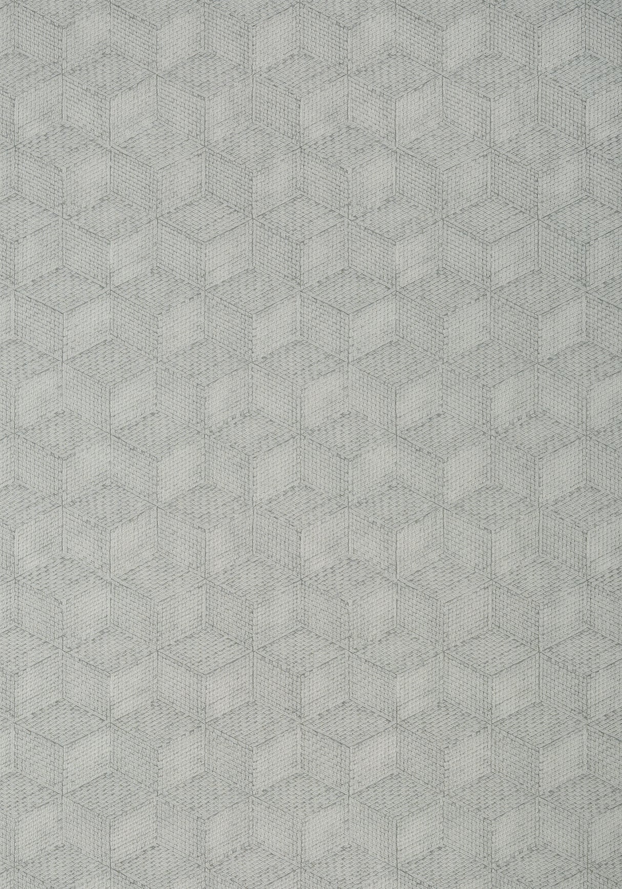 Thibaut T10419 MILANO SQUARE Grey Wallpaper