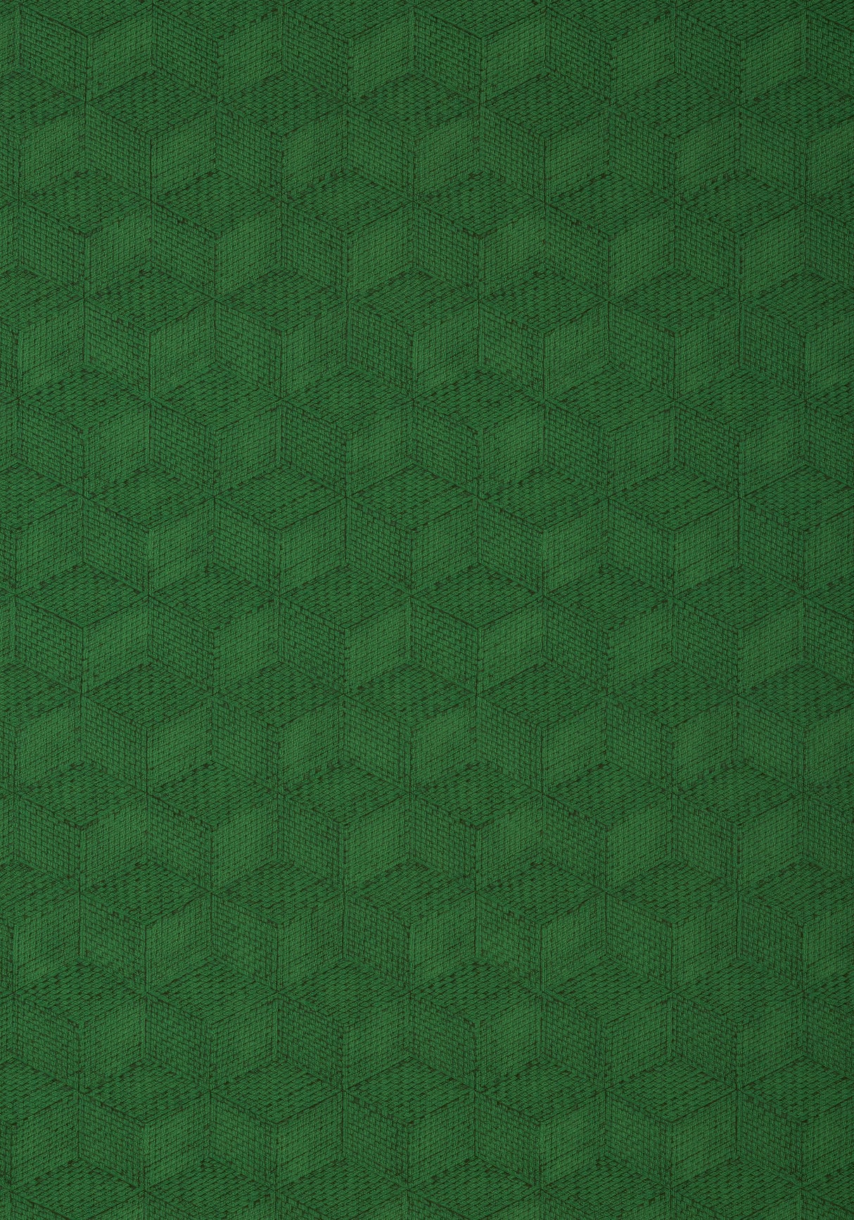 Thibaut T10423 MILANO SQUARE Emerald Wallpaper