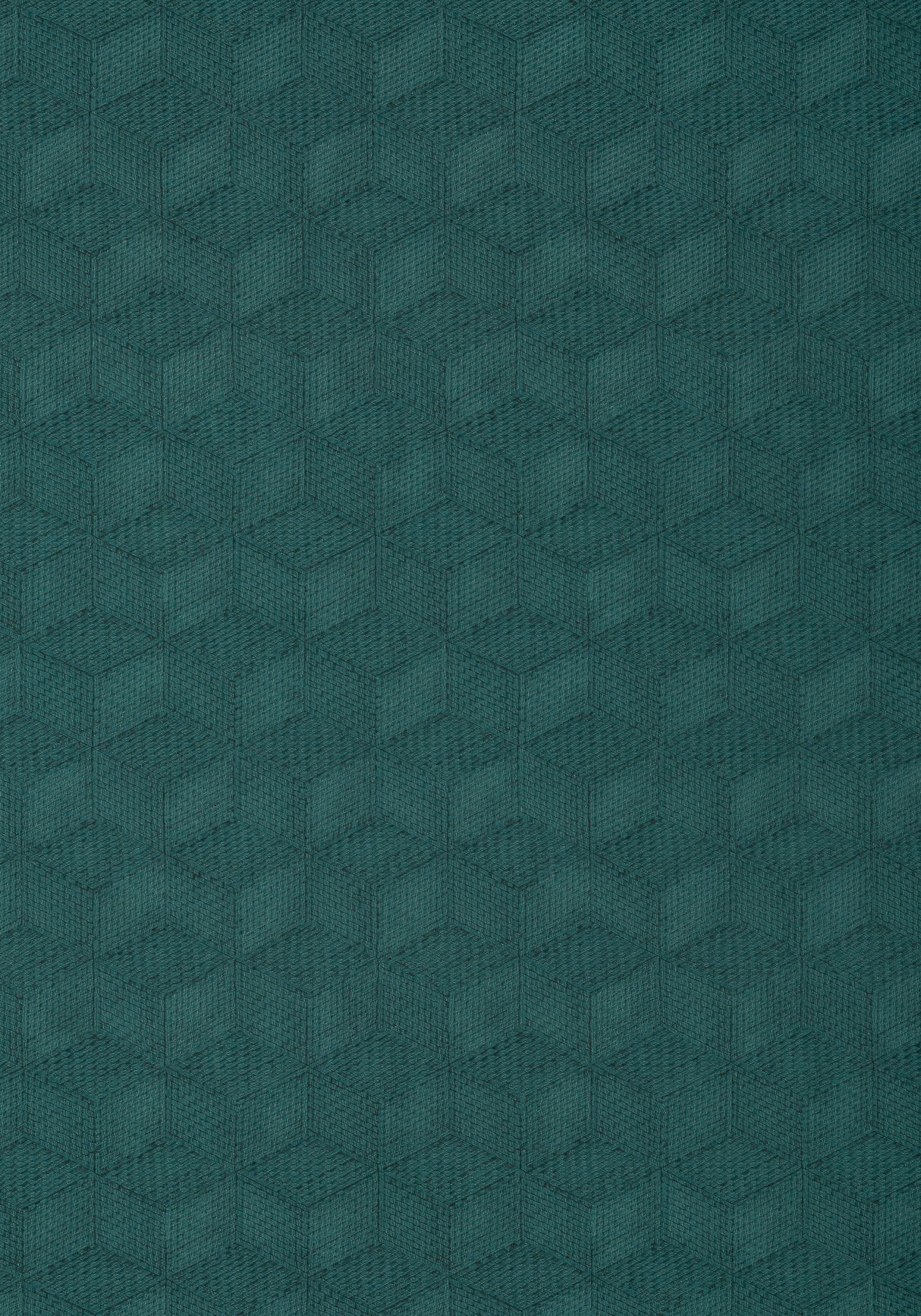 Thibaut T10424 MILANO SQUARE Teal Wallpaper