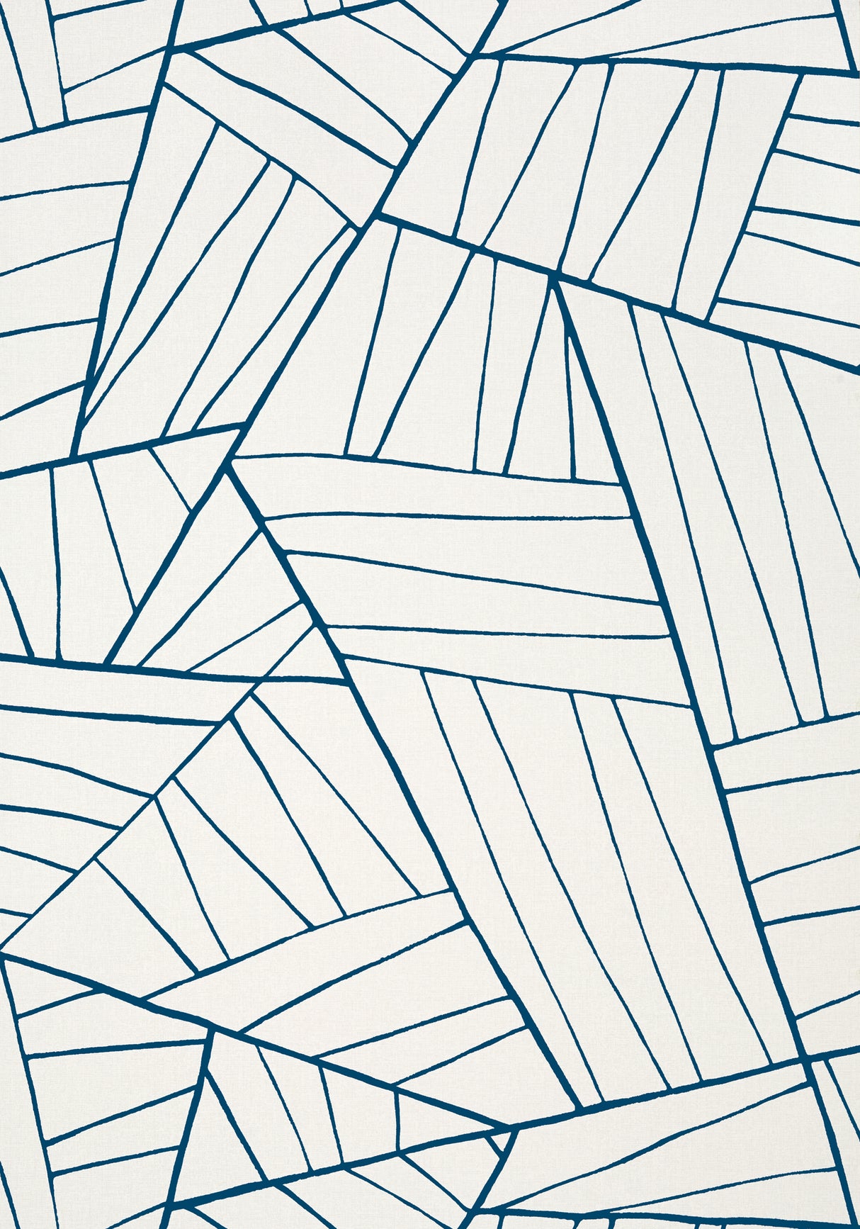 Thibaut T10443 JORDAN Navy on White Wallpaper