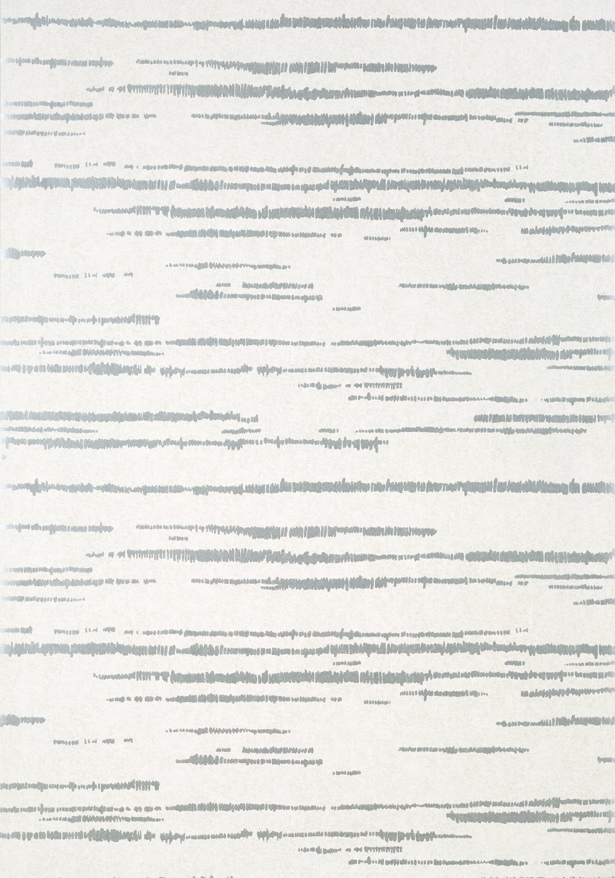 Thibaut T10453 ECHO Metallic Silver on White Wallpaper