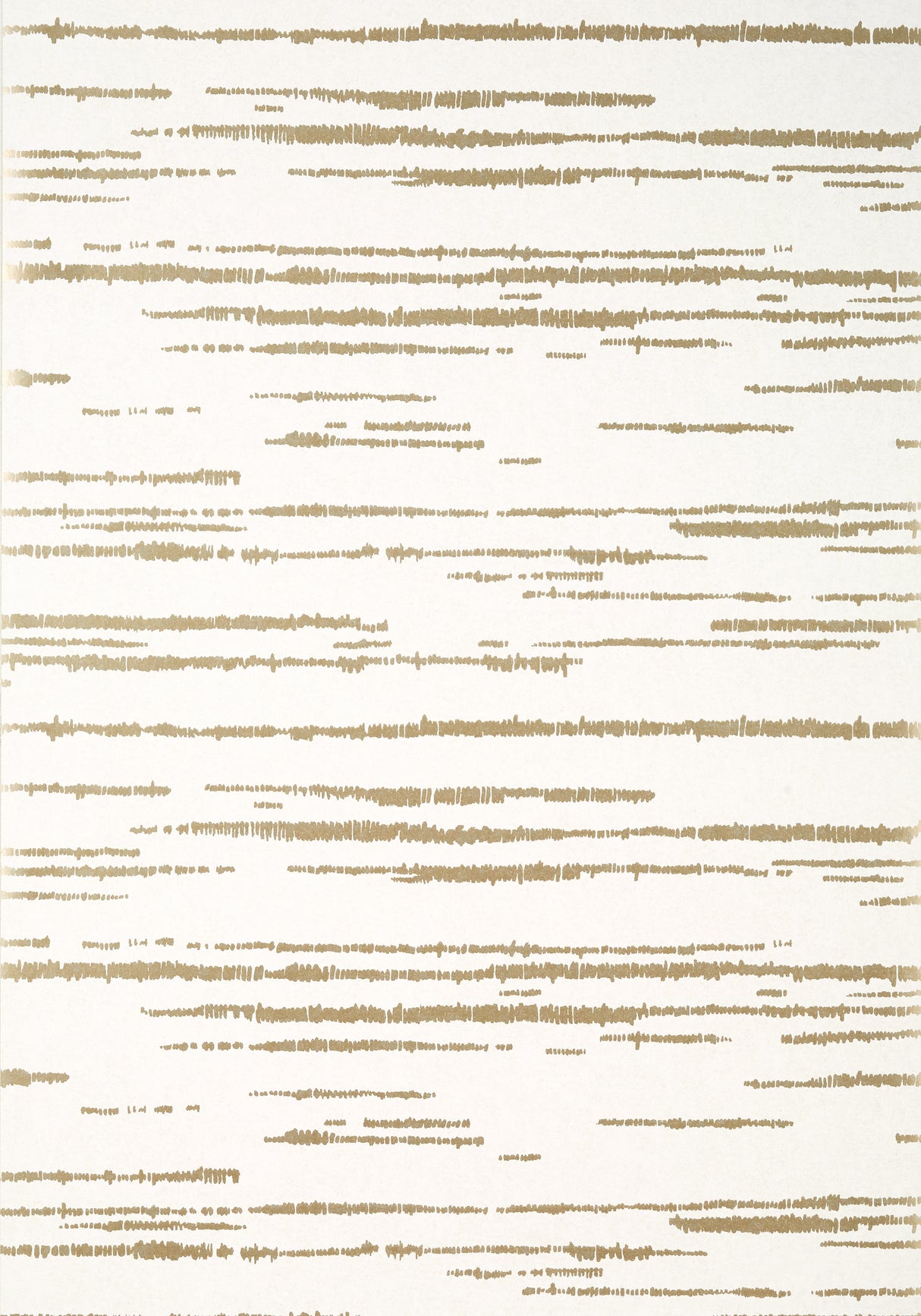 Thibaut T10454 ECHO Metallic Gold on White Wallpaper