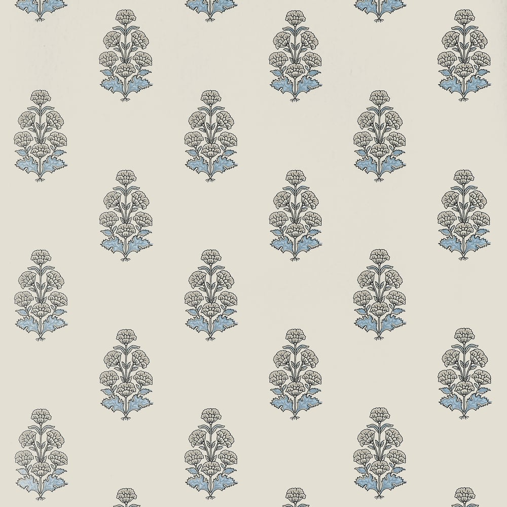 Thibaut AUDREY T10524 in Spa Blue Wallpaper - BOXWOOD