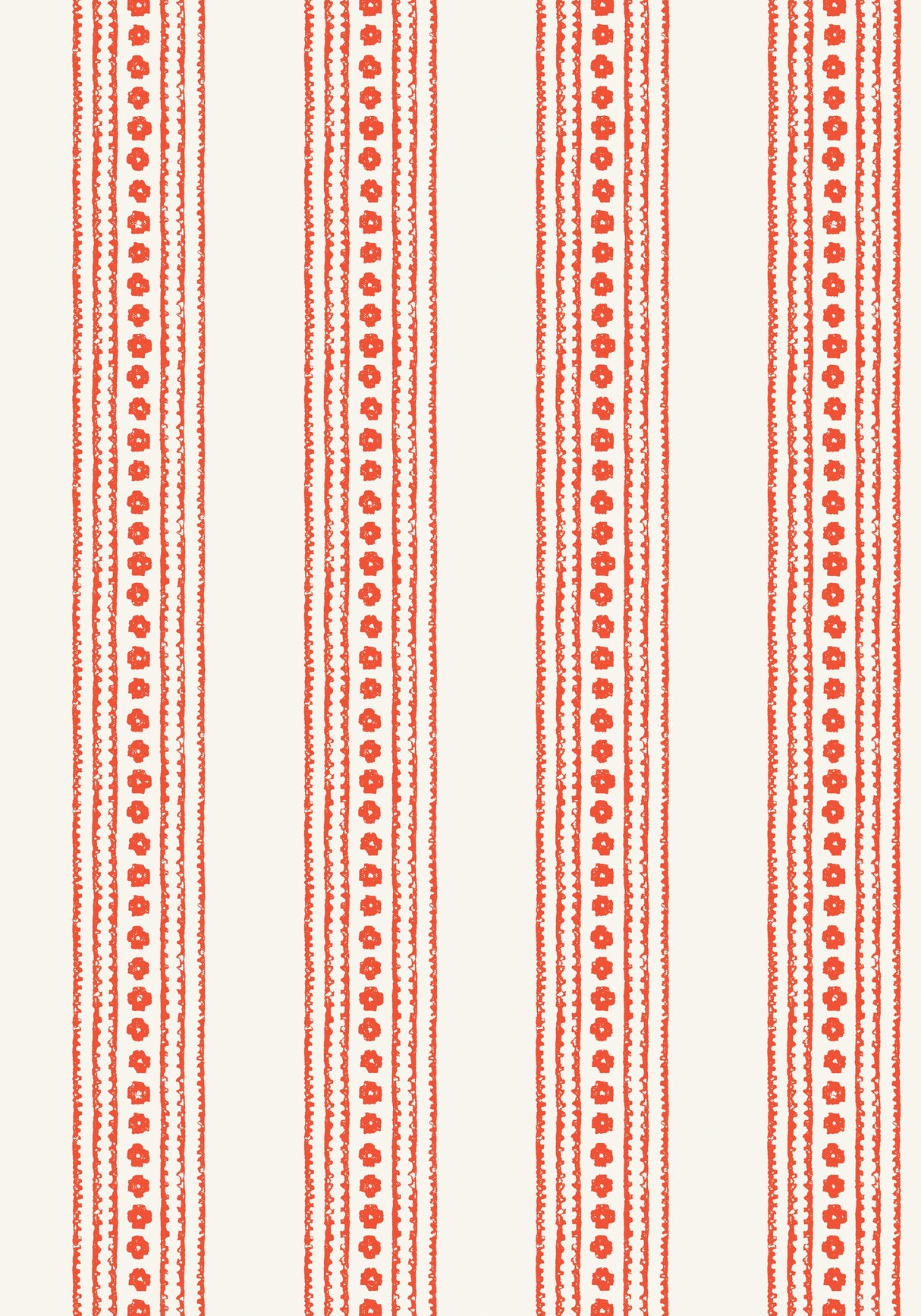 Thibaut T10606 NEW HAVEN STRIPE Coral Wallpaper