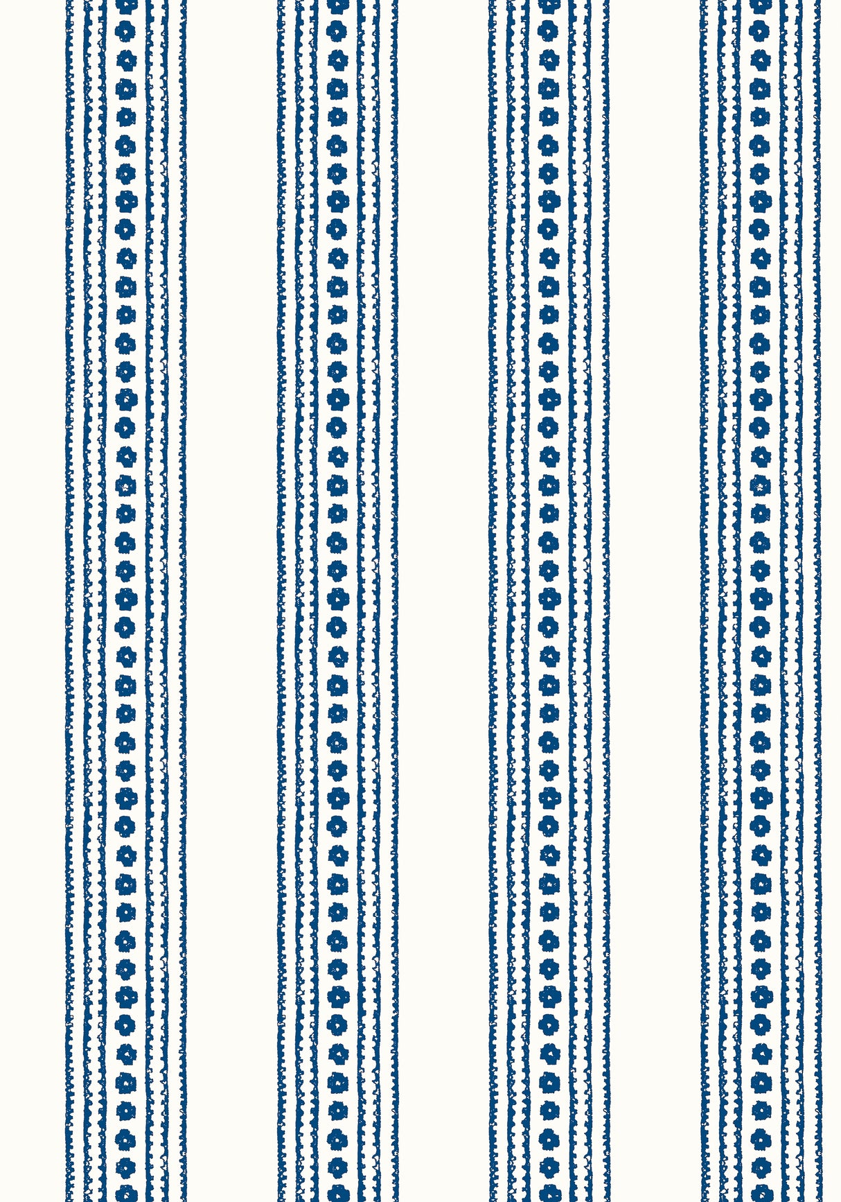 Thibaut T10608 NEW HAVEN STRIPE Navy Wallpaper