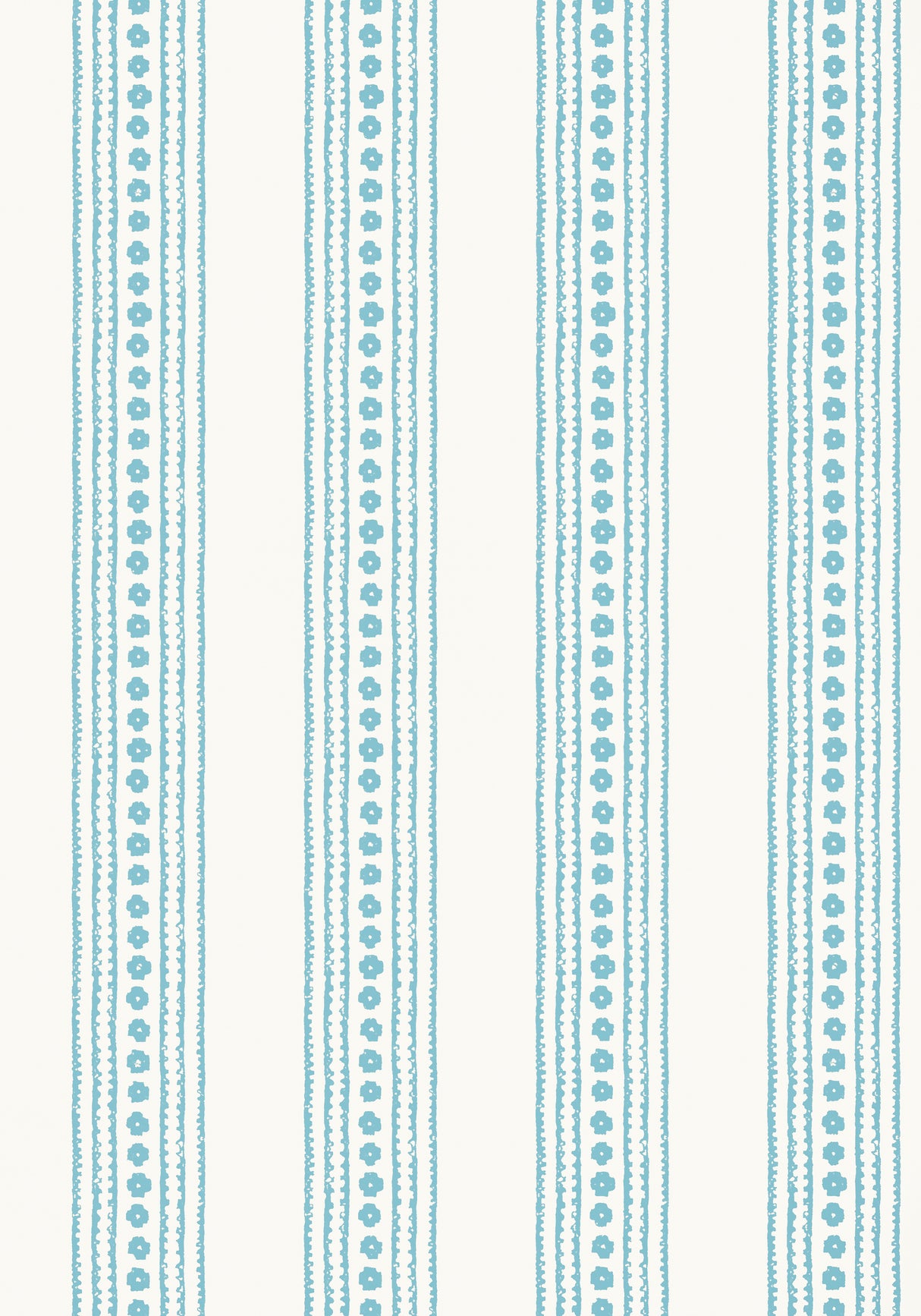 Thibaut T10609 NEW HAVEN STRIPE Turquoise Wallpaper