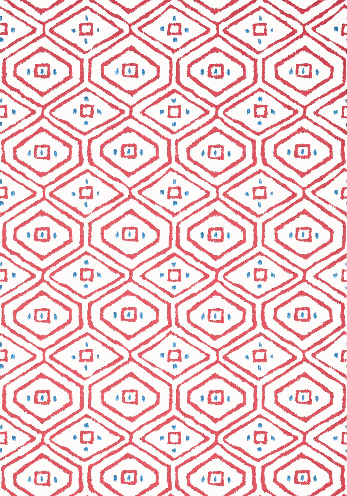 Thibaut T10614 PASS-A-GRILLE Red Wallpaper