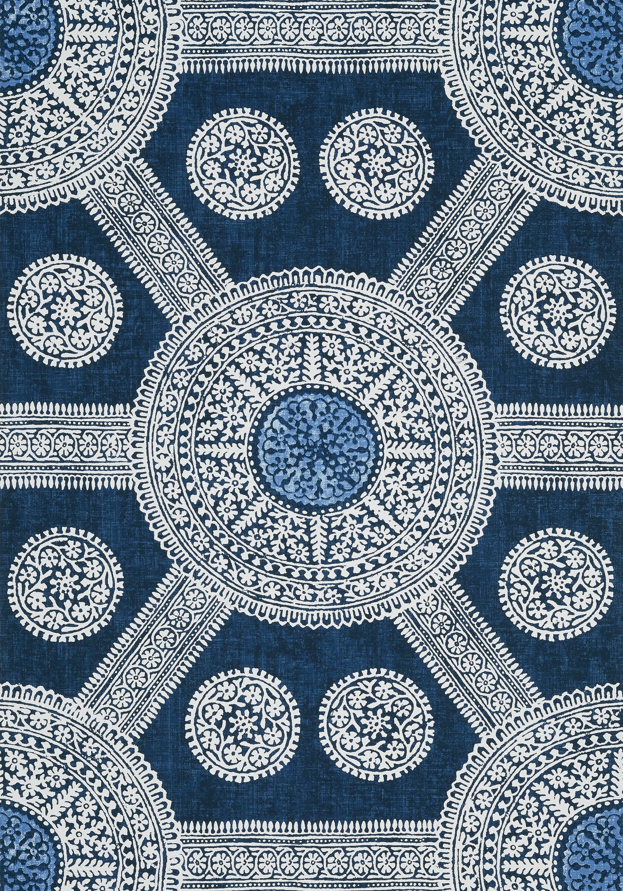 Thibaut T10635 STONINGTON Navy Wallpaper