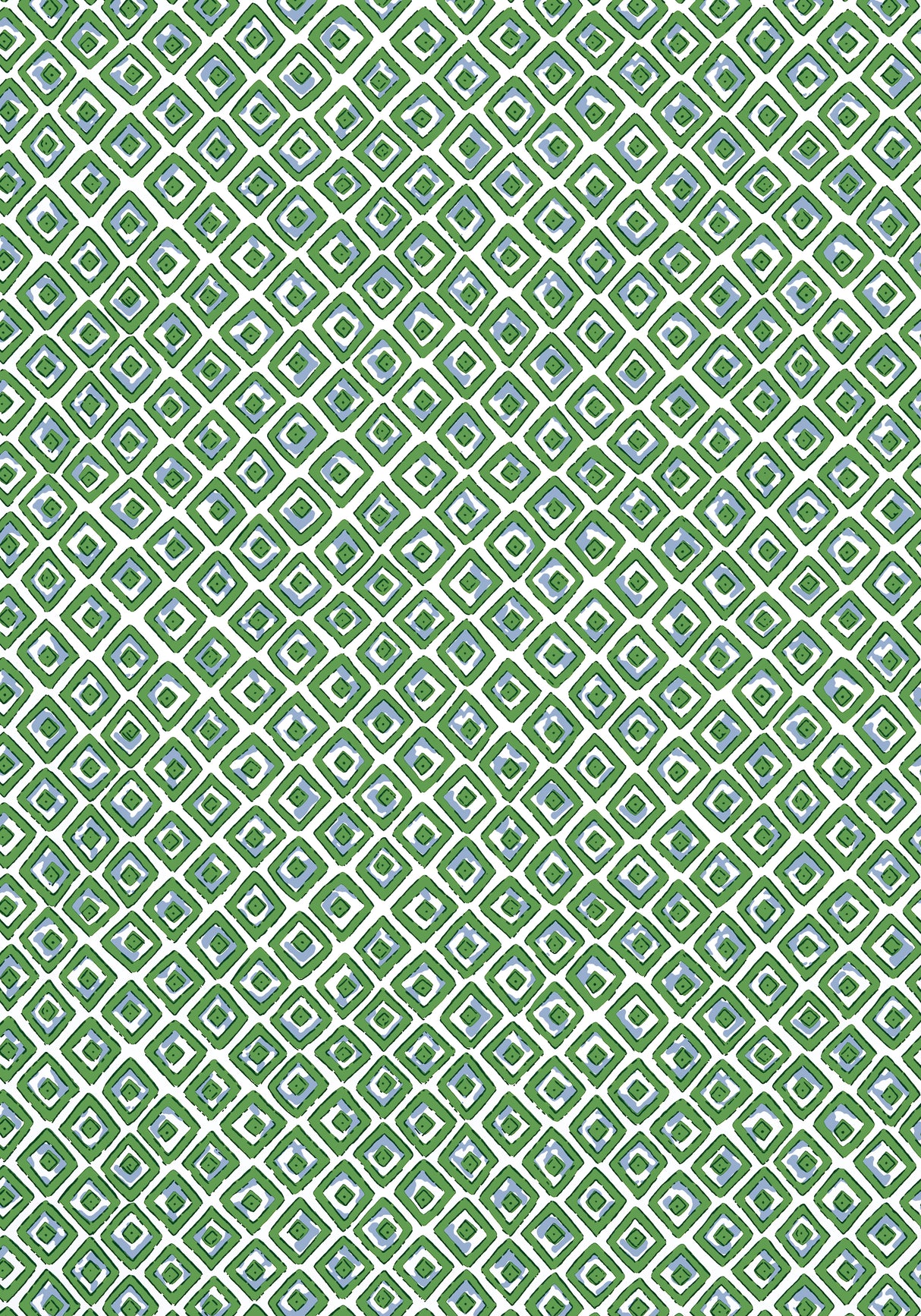 Thibaut T10659 INDIAN DIAMOND Green Wallpaper
