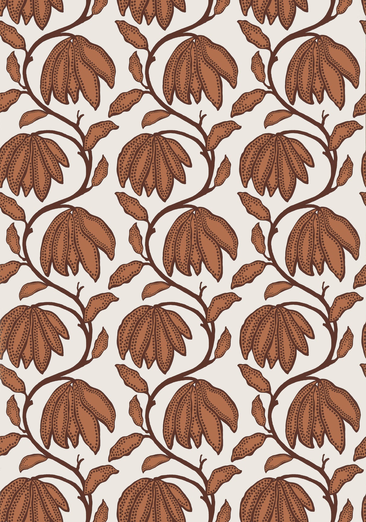 Thibaut T12006 DESERT FLOWER Ochre Wallpaper