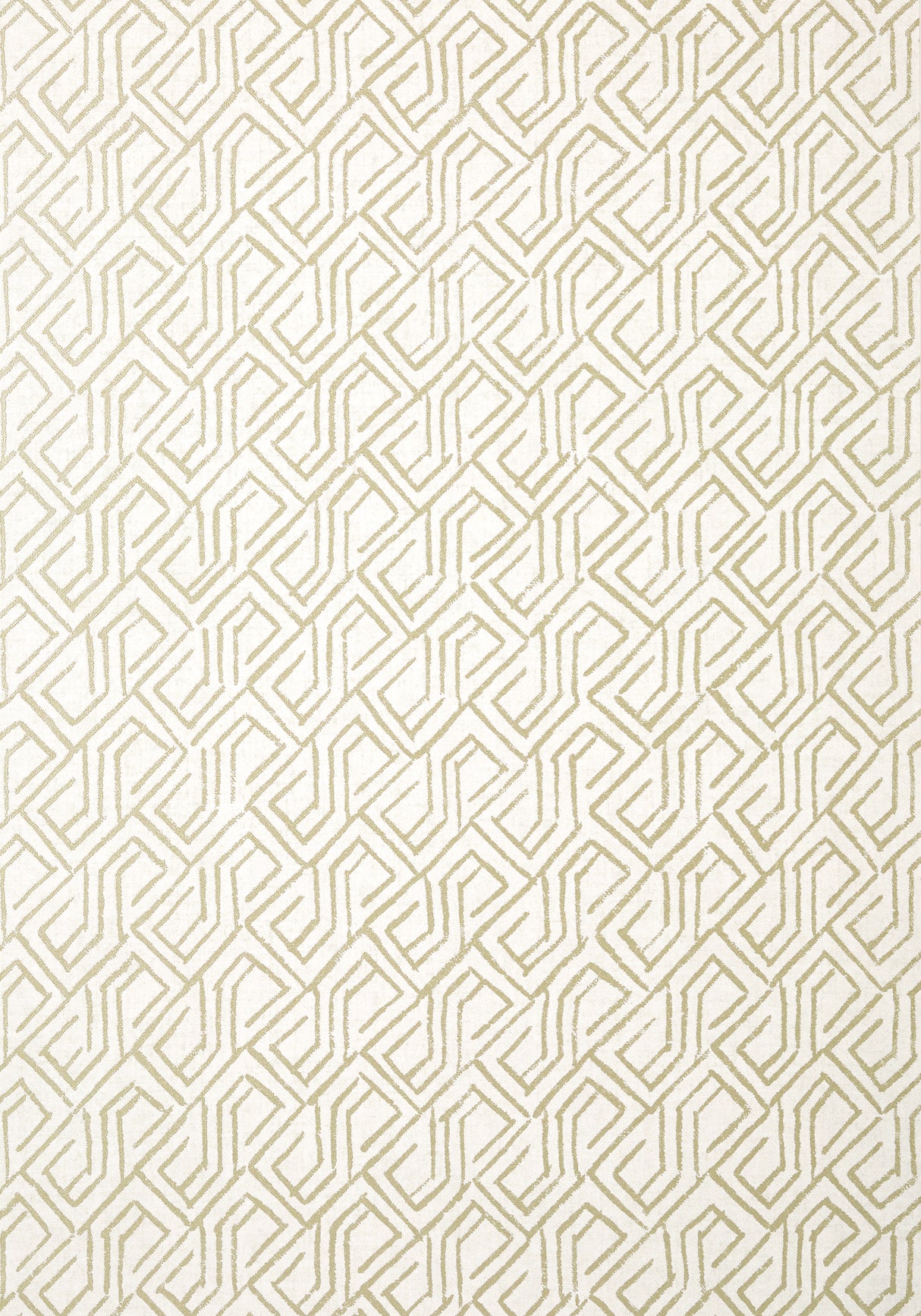 Thibaut T12839 TORTONA Metallic Gold on Cream Wallpaper