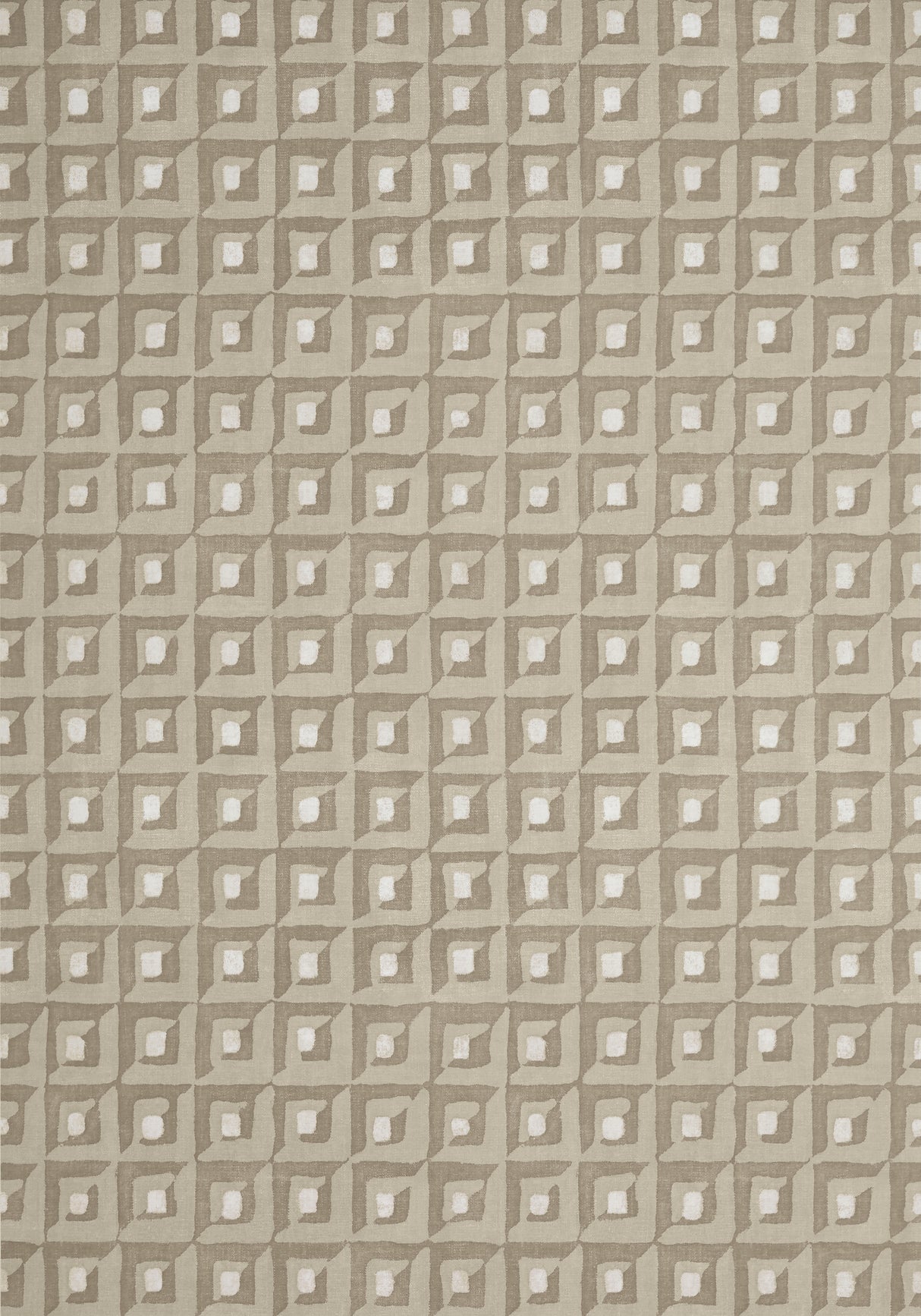 Thibaut T12850 SQUARE DANCE Taupe Wallpaper