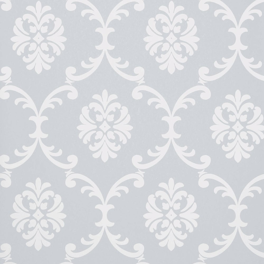 Thibaut T13038 BASTILLE Grey Wallpaper