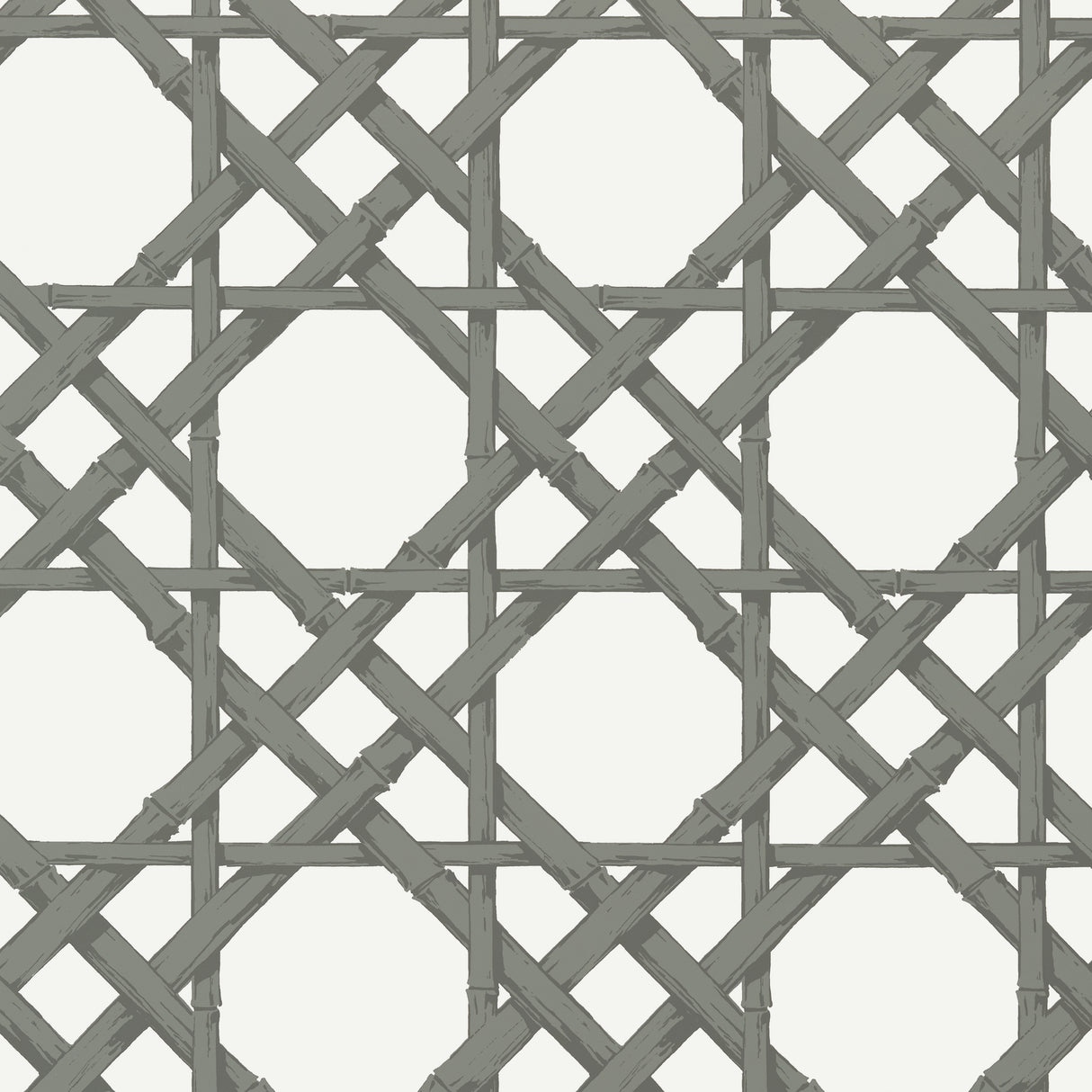 Thibaut T13141 CYRUS CANE Grey Wallpaper