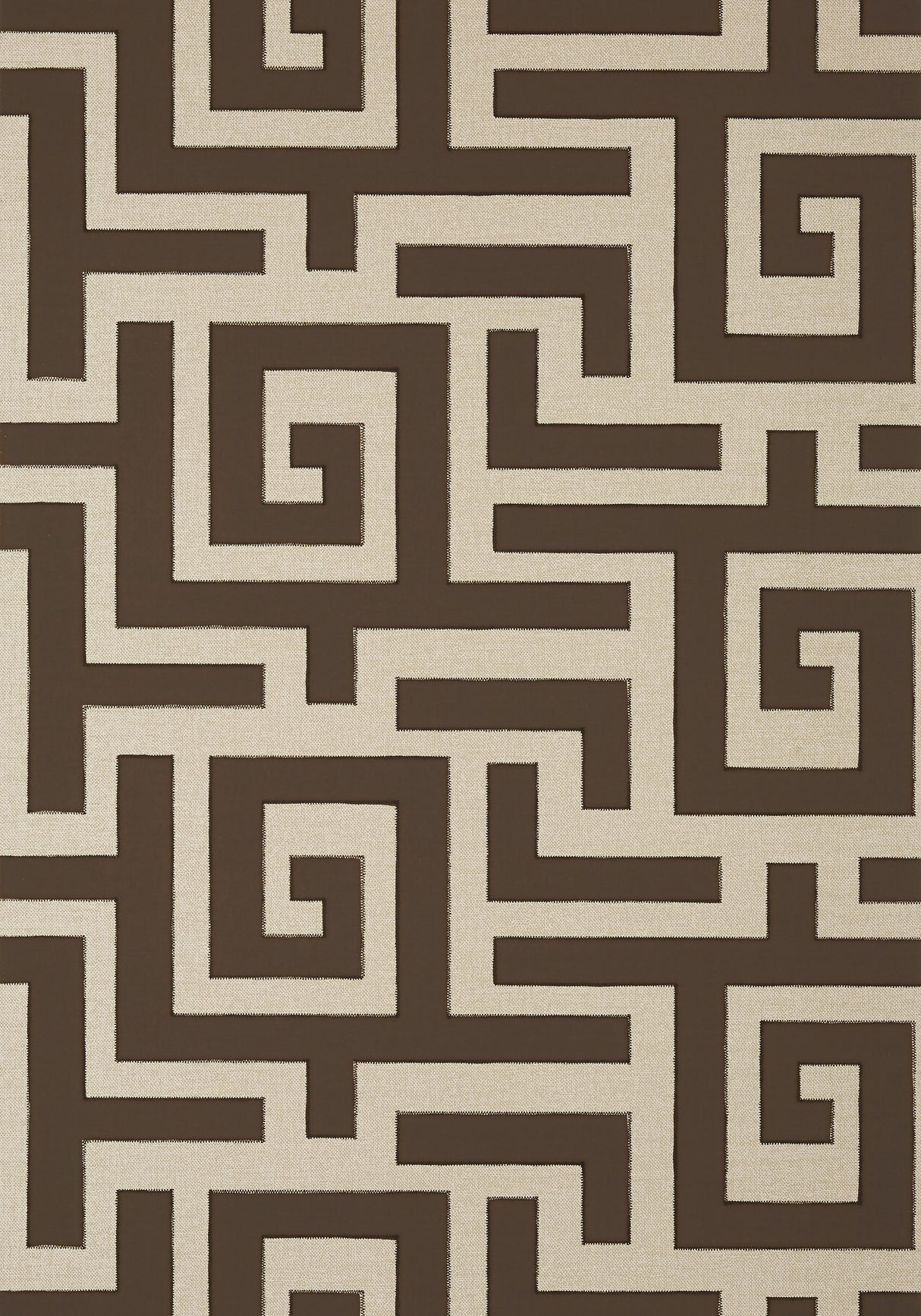 Thibaut T13226 TULUM Brown Wallpaper