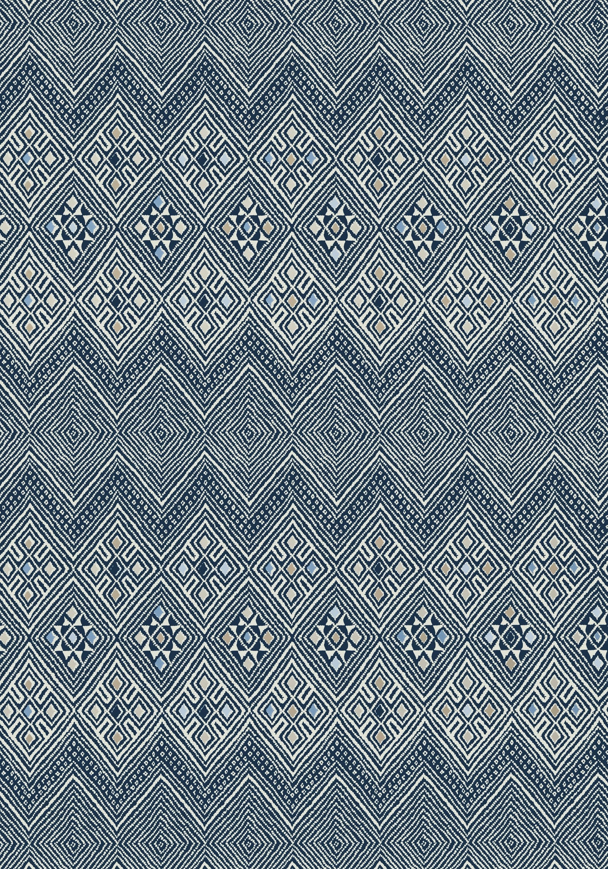 Thibaut T13231 HIGH PLAINS Navy and White Wallpaper