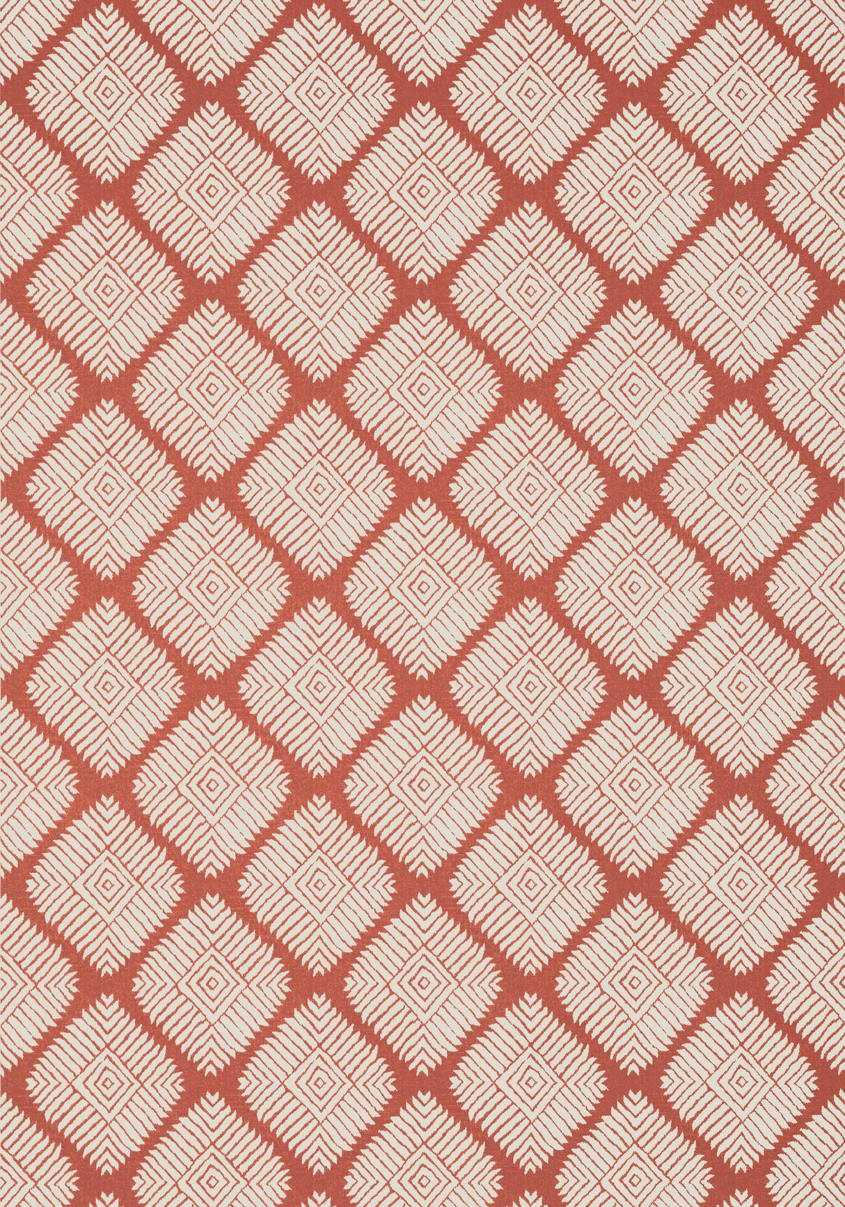 Thibaut T13248 AUSTIN DIAMOND Coral Wallpaper