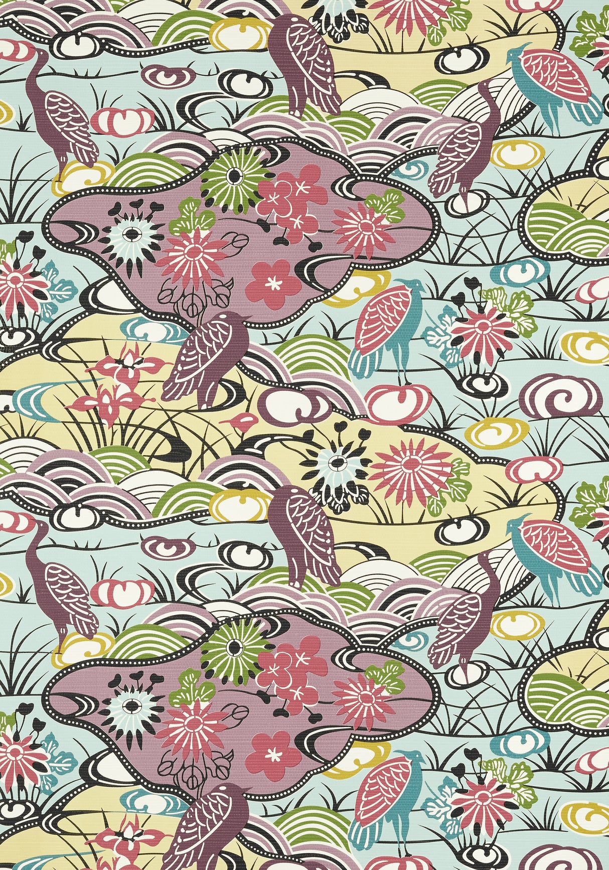 Thibaut T13334 HERON STREAM Multi Wallpaper