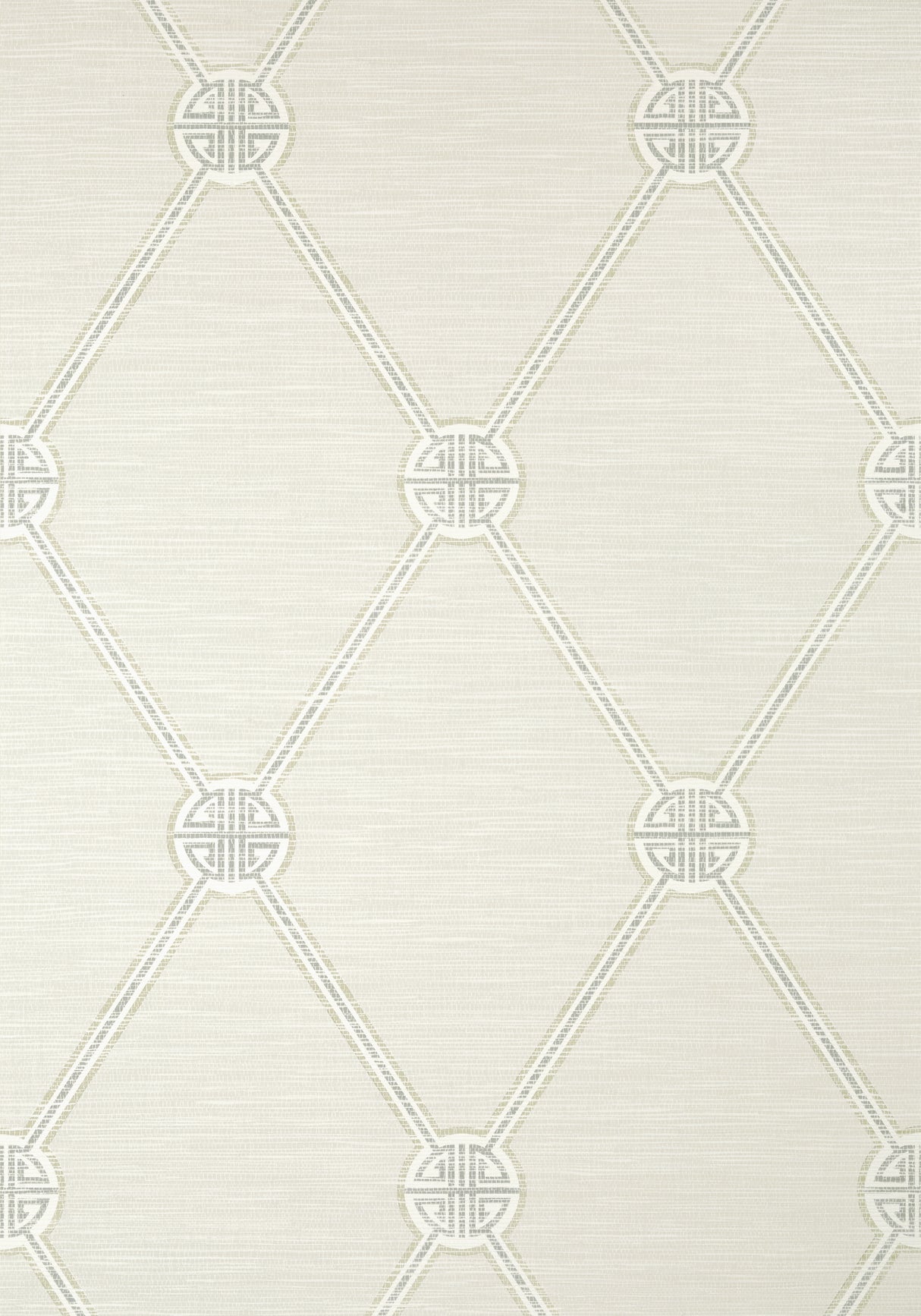 Thibaut T13349 TURNBERRY TRELLIS Neutral Wallpaper