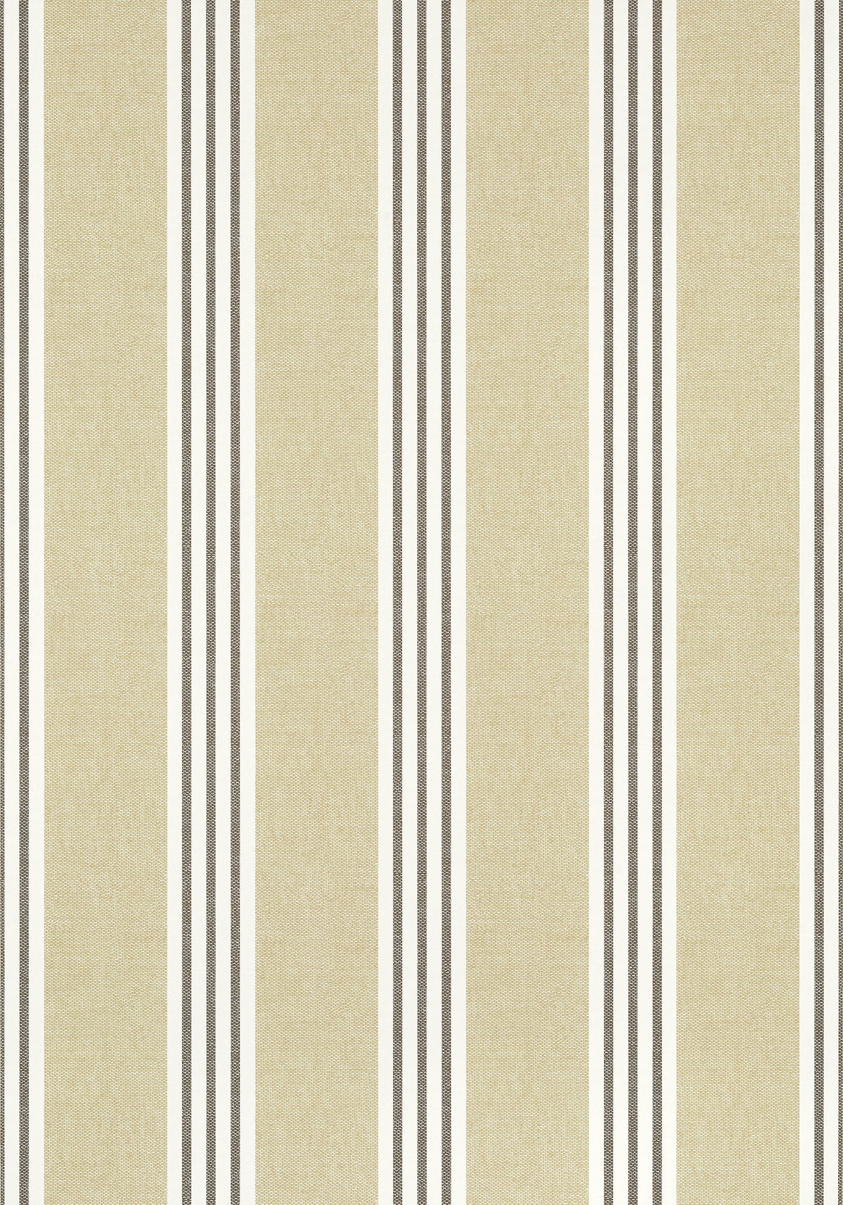 Thibaut T13358 CANVAS STRIPE Black Wallpaper