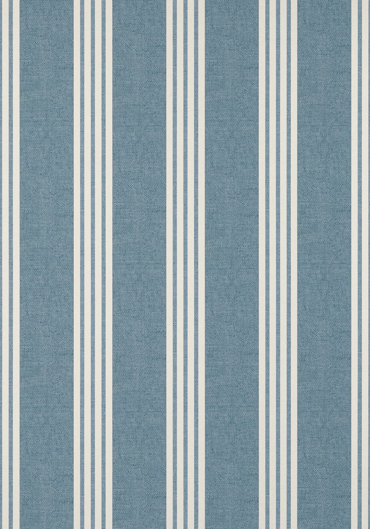 Thibaut T13393 CANVAS STRIPE Navy Wallpaper