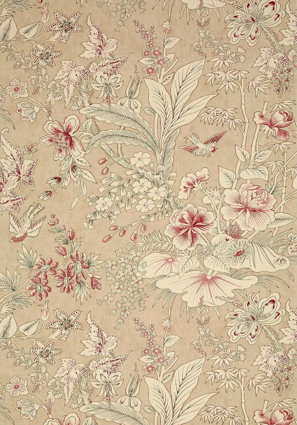 Thibaut T13601 ROSALIND Beige Wallpaper