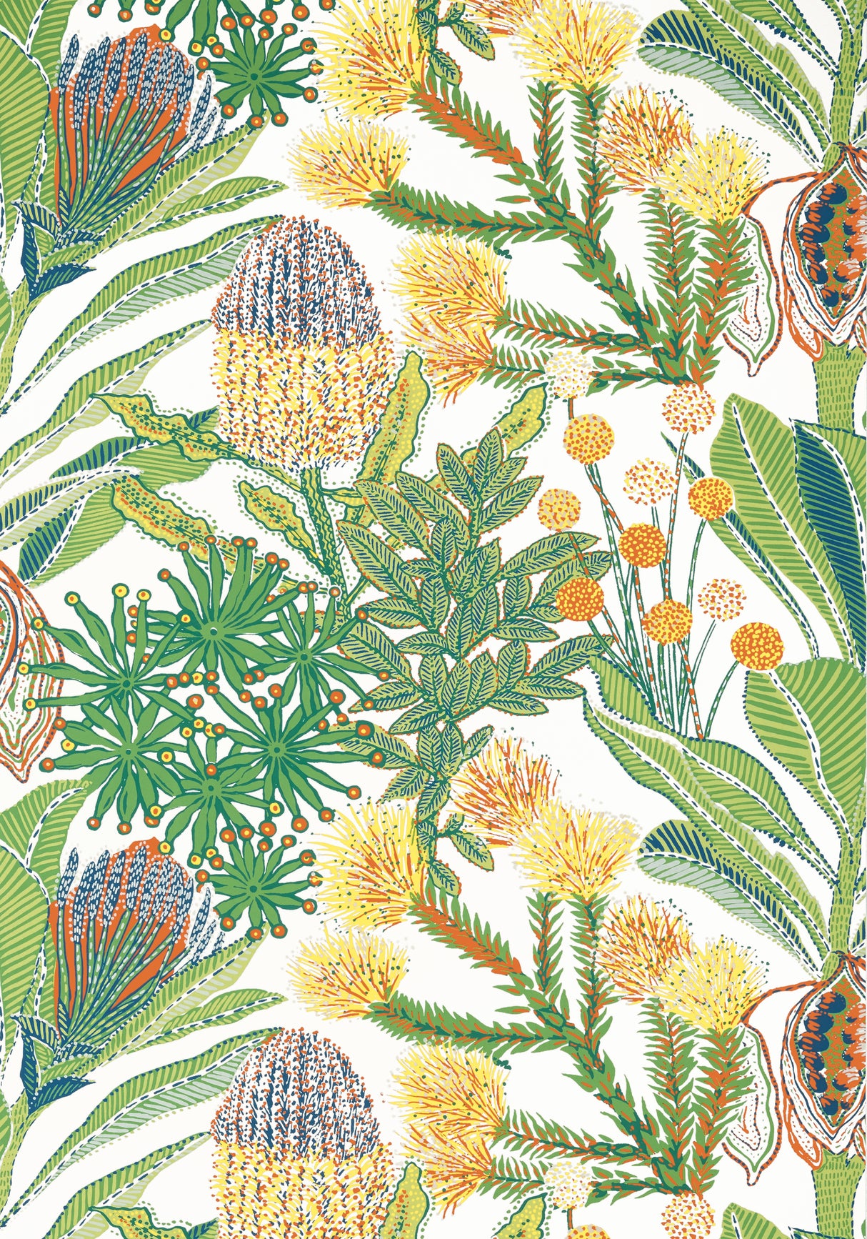 Thibaut T13921 PROTEA Brights Wallpaper