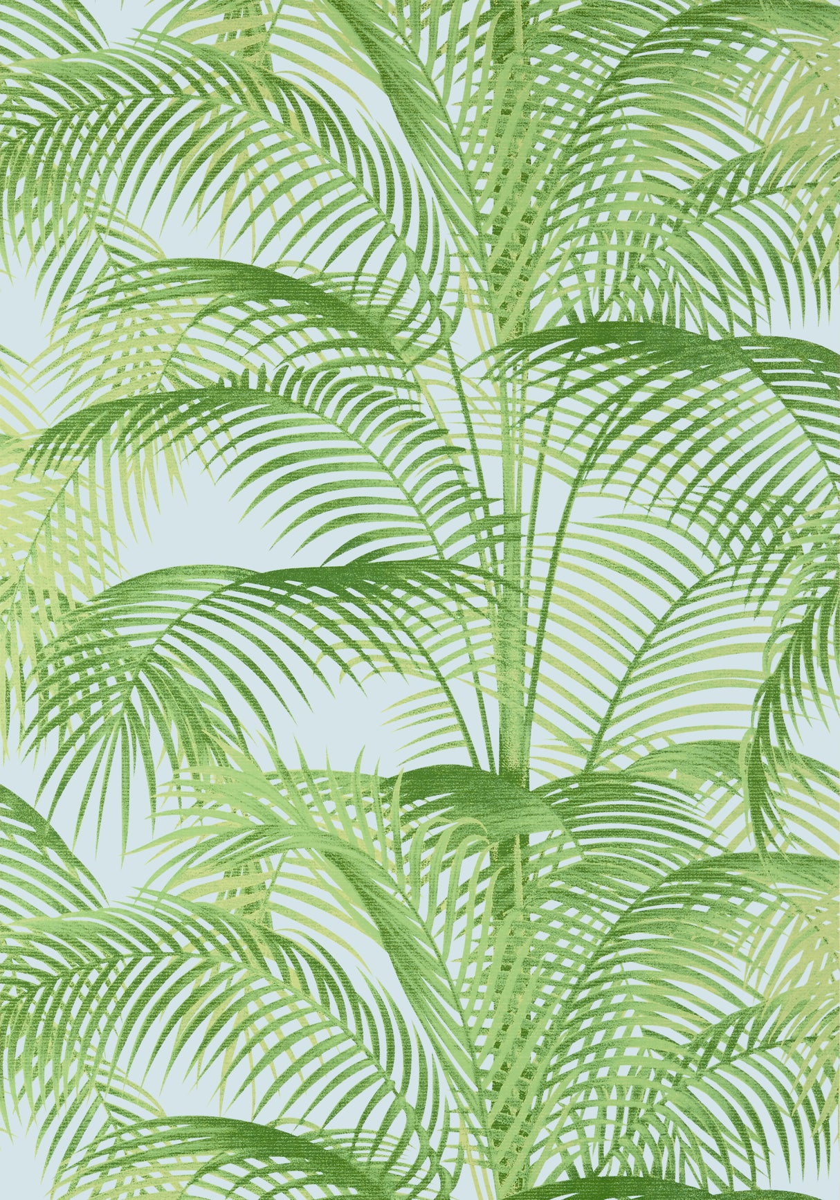 Thibaut T13937 DELRAY Green and Blue Wallpaper