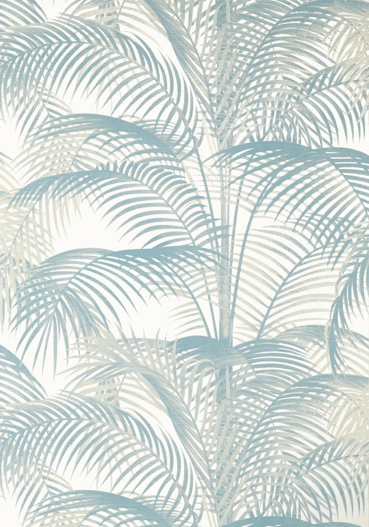 Thibaut T13940 DELRAY Spa Blue Wallpaper