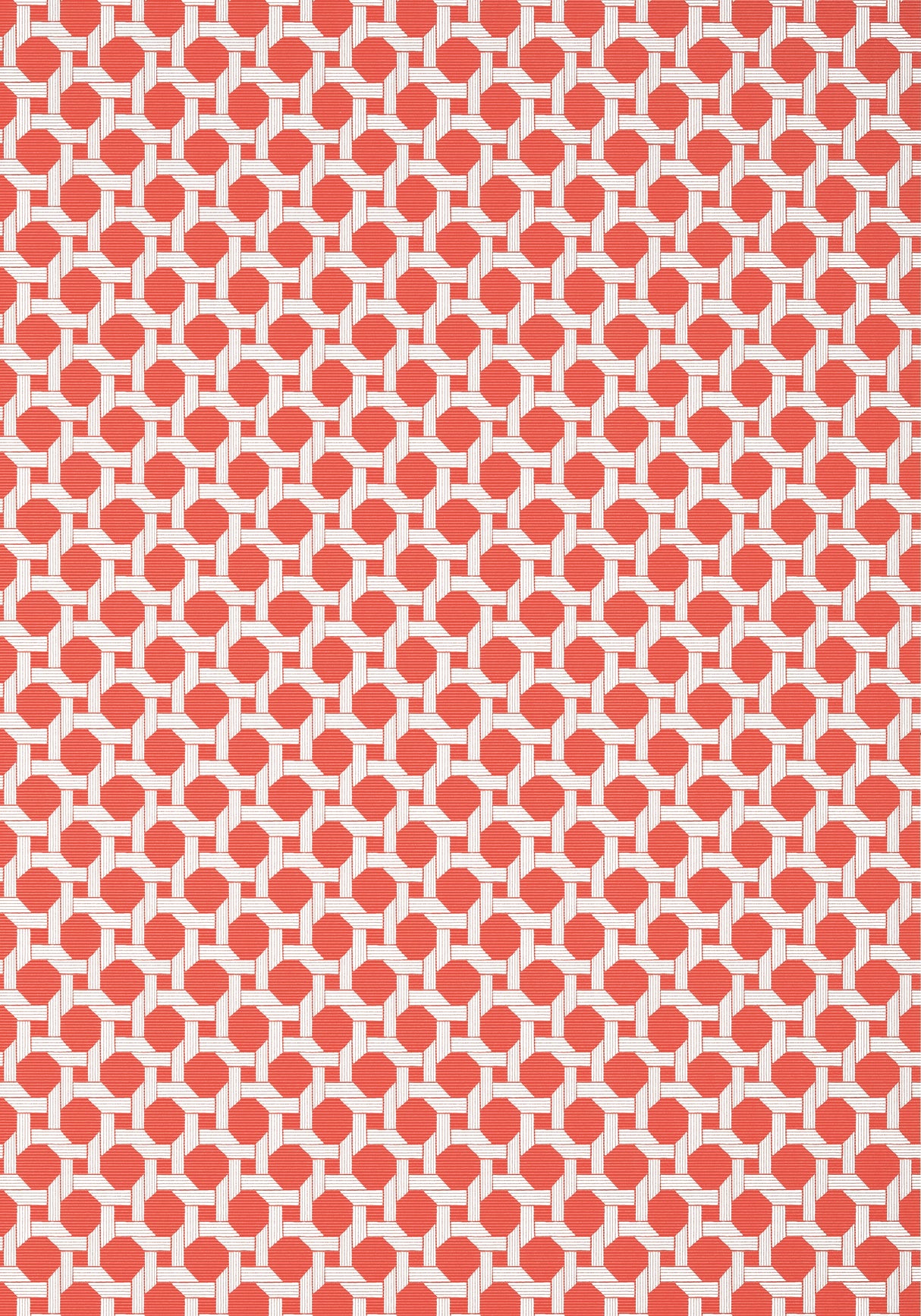 Thibaut T13958 CHARTER Coral Wallpaper