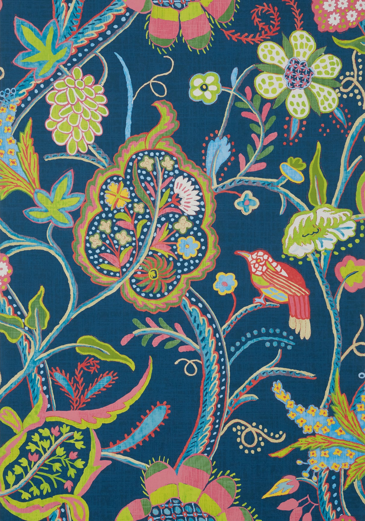 Thibaut T14303 WINDSOR Navy Wallpaper