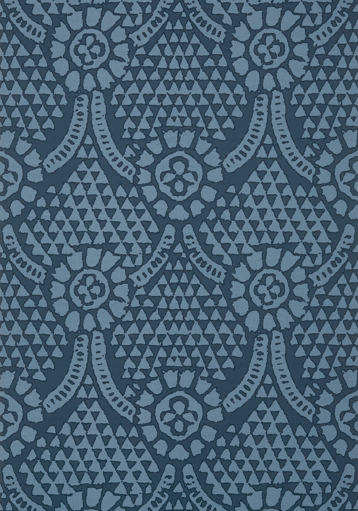 Thibaut T14315 CHAMOMILE Navy Wallpaper