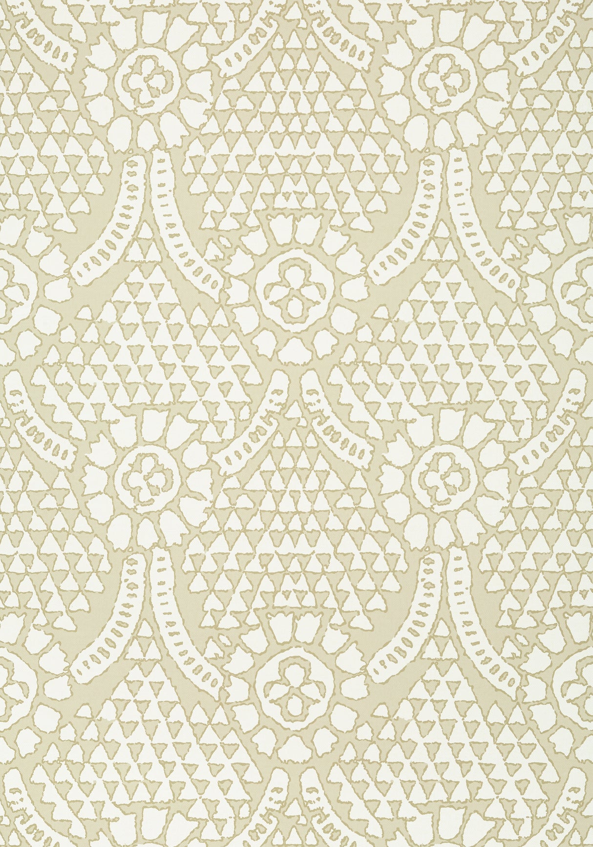 Thibaut T14319 CHAMOMILE Beige Wallpaper