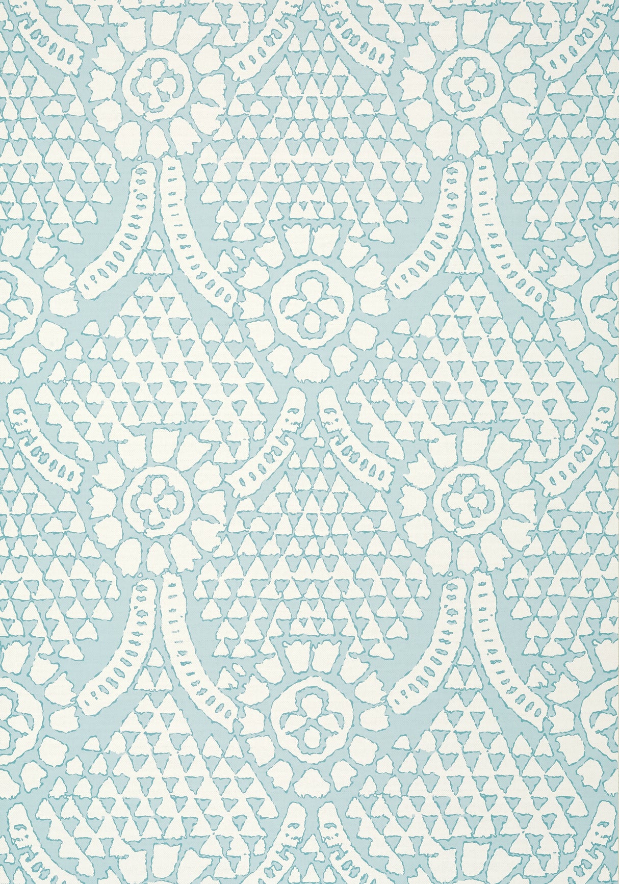 Thibaut T14320 CHAMOMILE Spa Blue Wallpaper