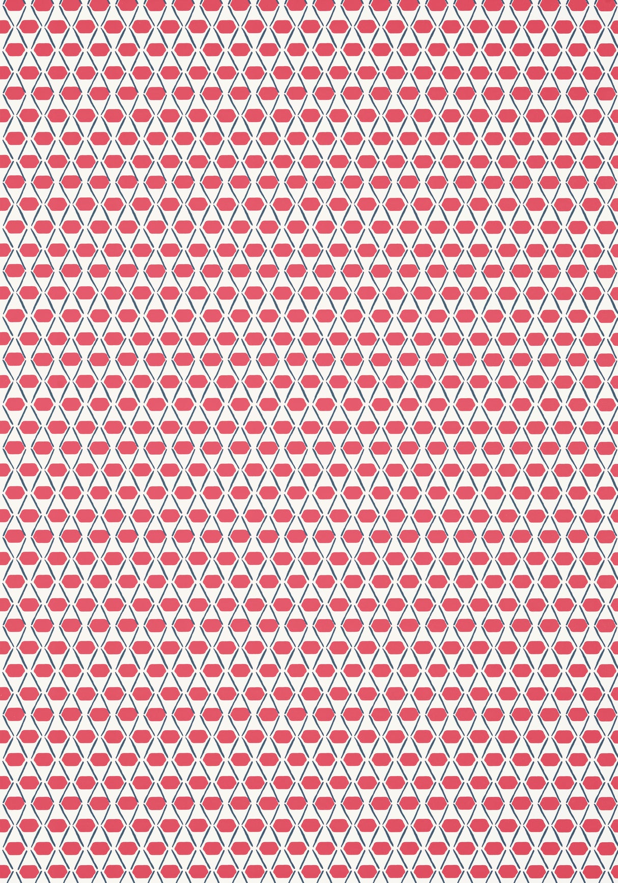 Thibaut T14325 DENVER Pink and Blue Wallpaper