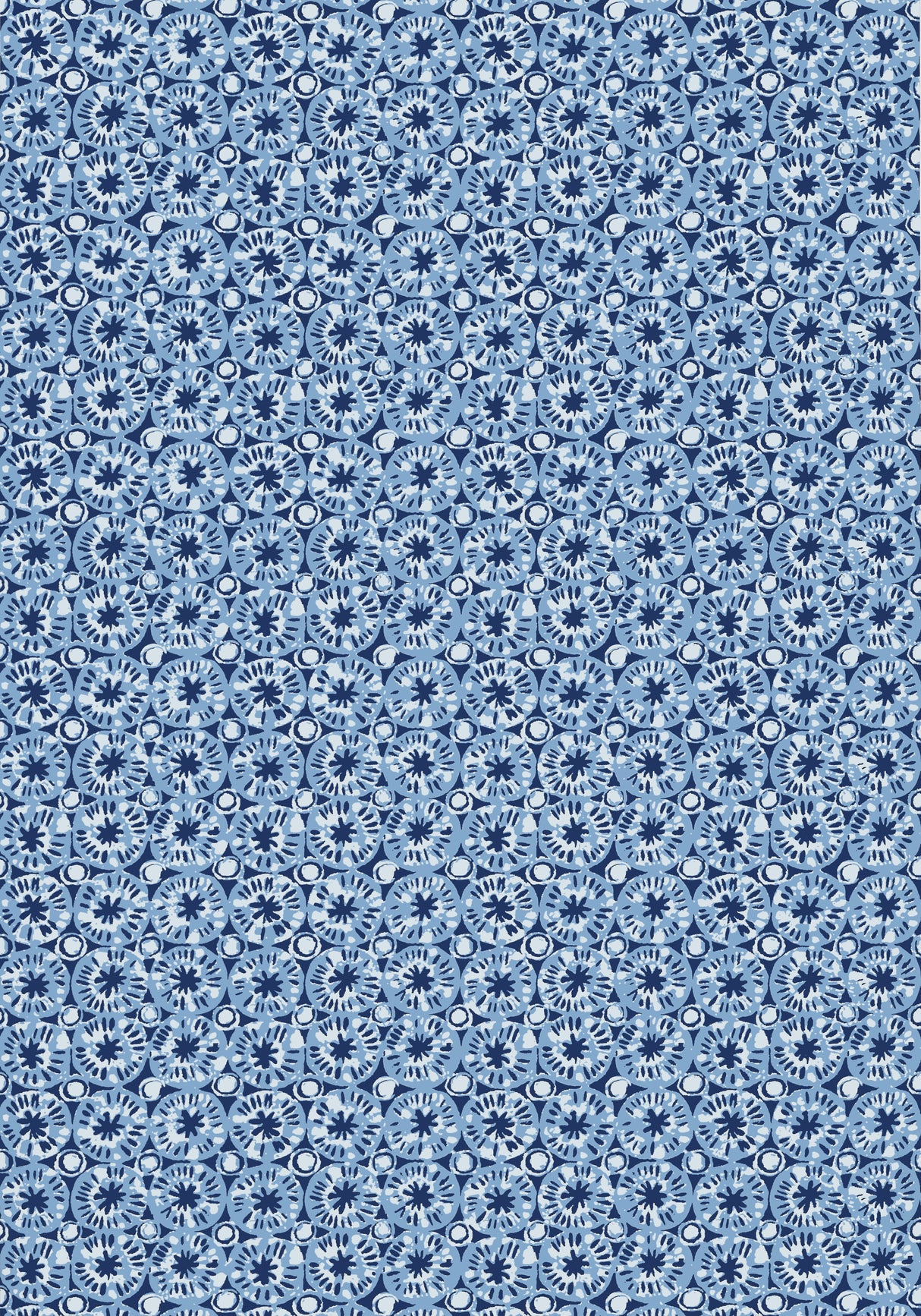 Thibaut T15855 SAND DOLLAR Blue Wallpaper