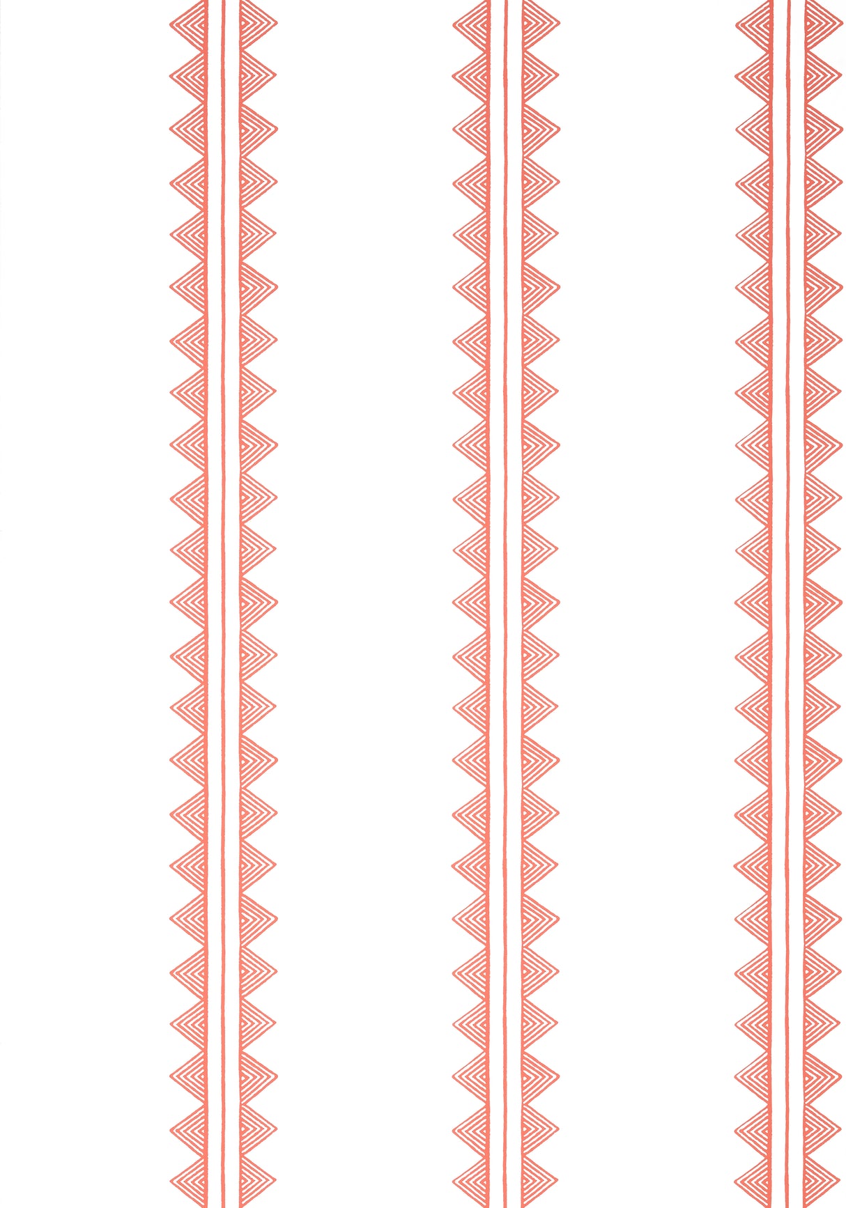 Thibaut T16231 AGAVE STRIPE Coral Wallpaper