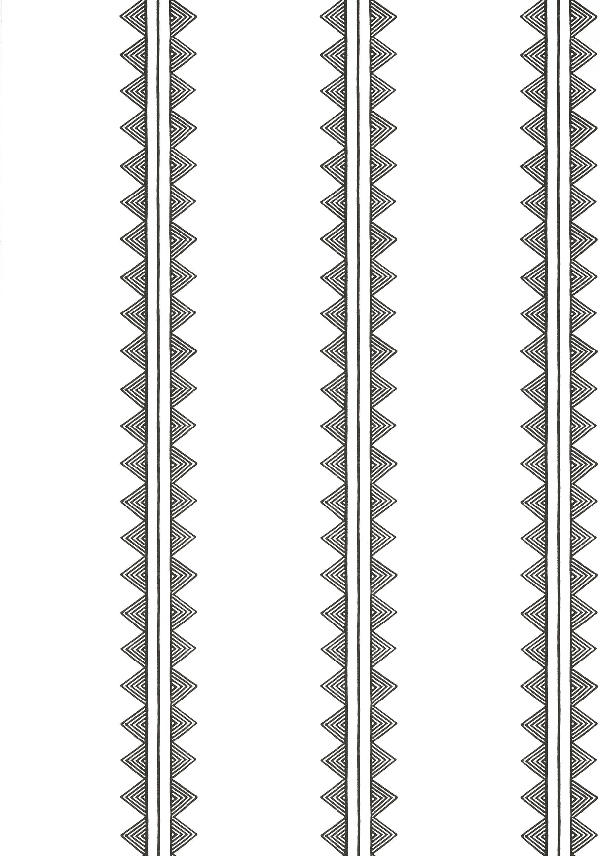 Thibaut T16232 AGAVE STRIPE Black Wallpaper