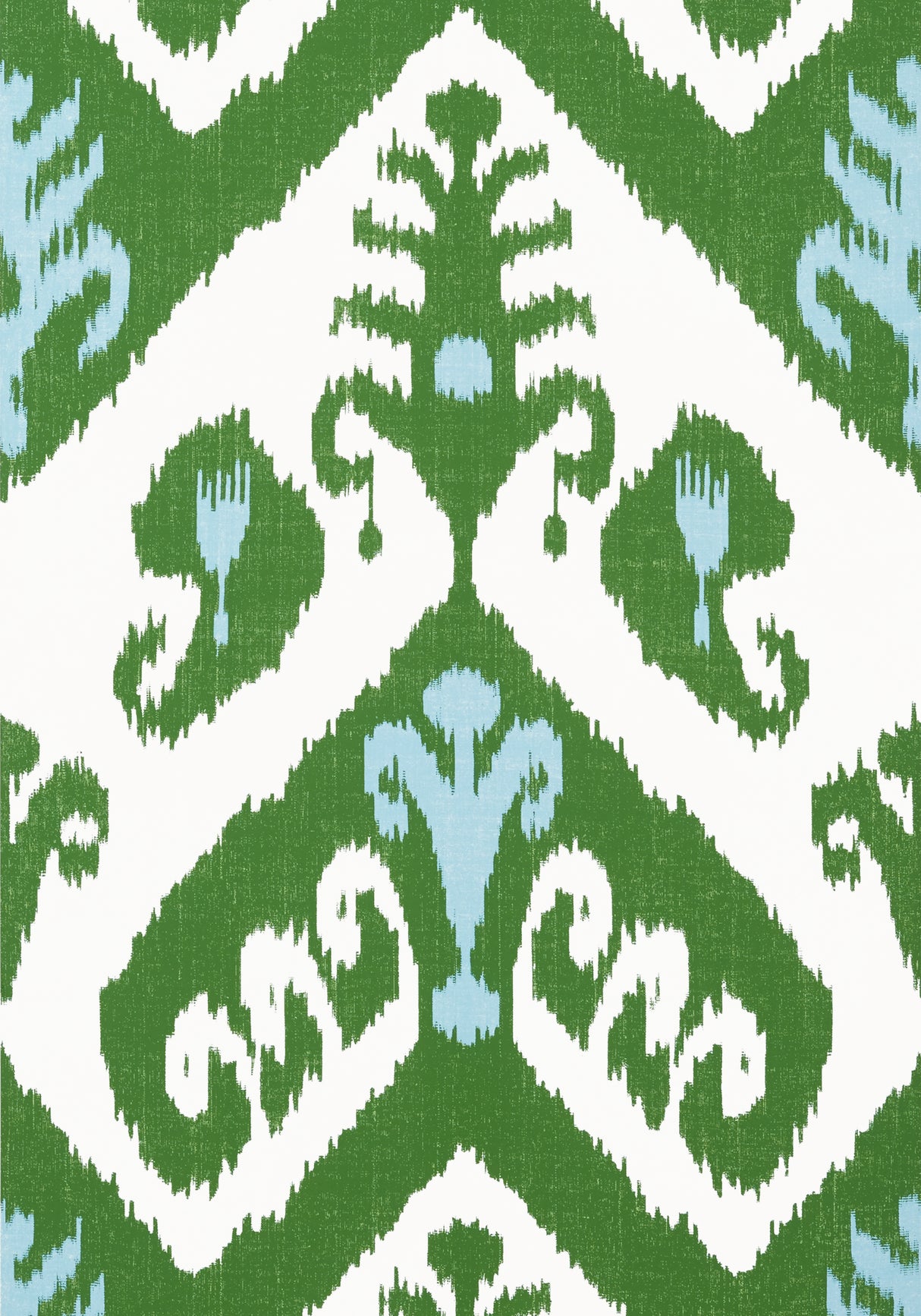 Thibaut T16246 INDIES IKAT Green Wallpaper