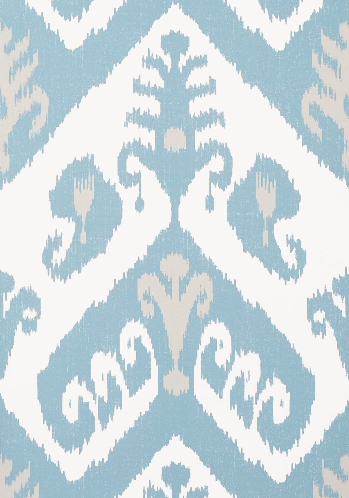 Thibaut T16248 INDIES IKAT French Blue Wallpaper