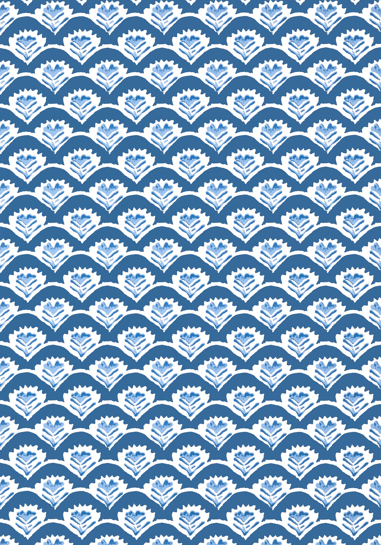 Thibaut T16255 EMILY Navy Wallpaper