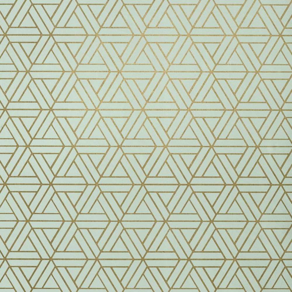 Thibaut T1882 MEDINA Metallic on Aqua Wallpaper