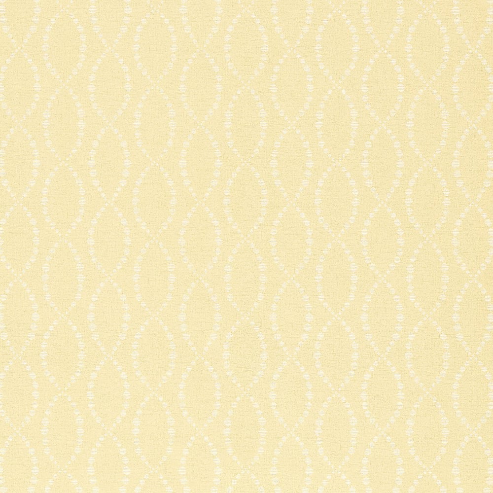 Thibaut T1892 PEARL TRELLIS Yellow Wallpaper