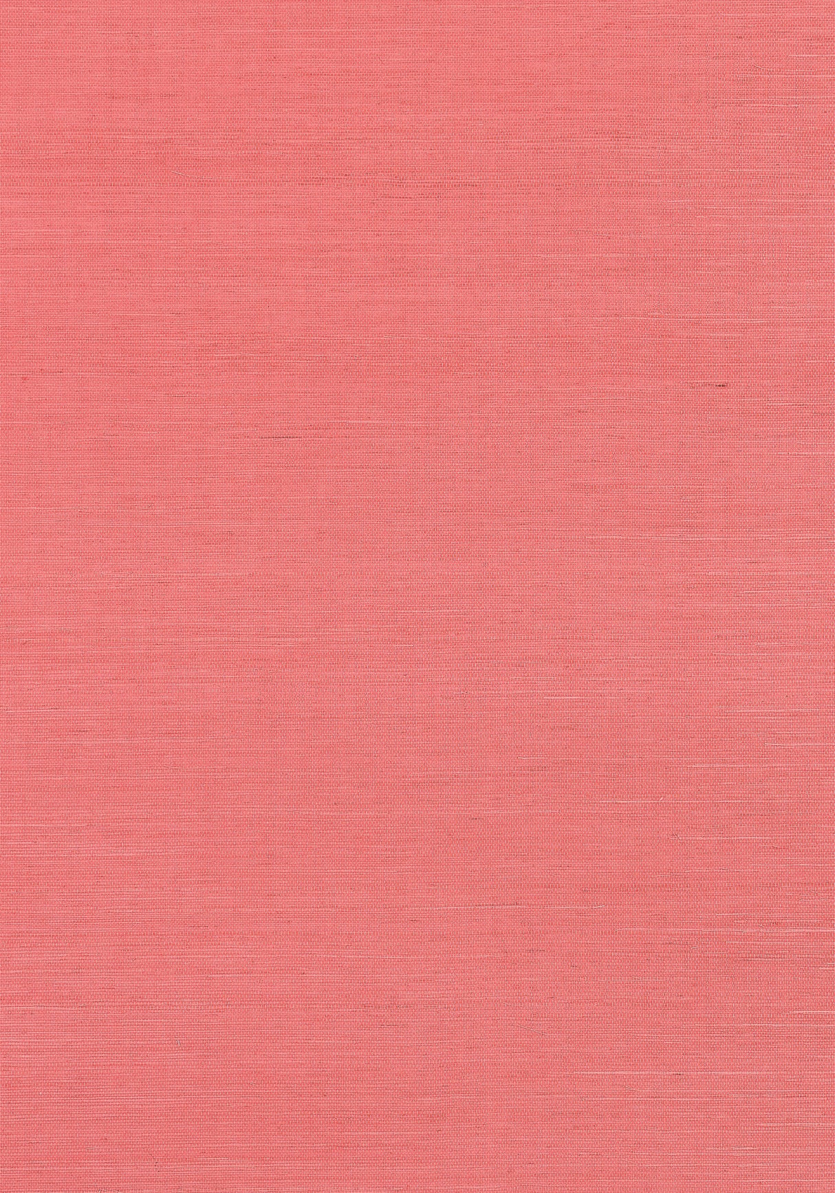 Thibaut T19627 SHANG EXTRA FINE SISAL Coral Wallpaper