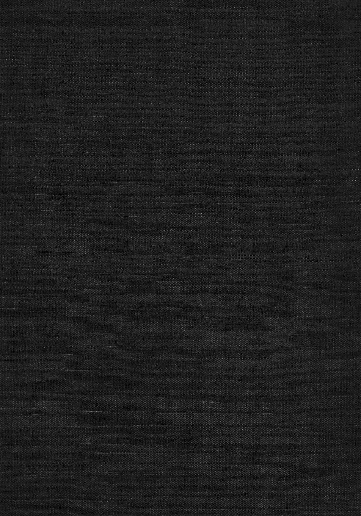 Thibaut T19707 SHANG EXTRA FINE SISAL Pitch Black Wallpaper