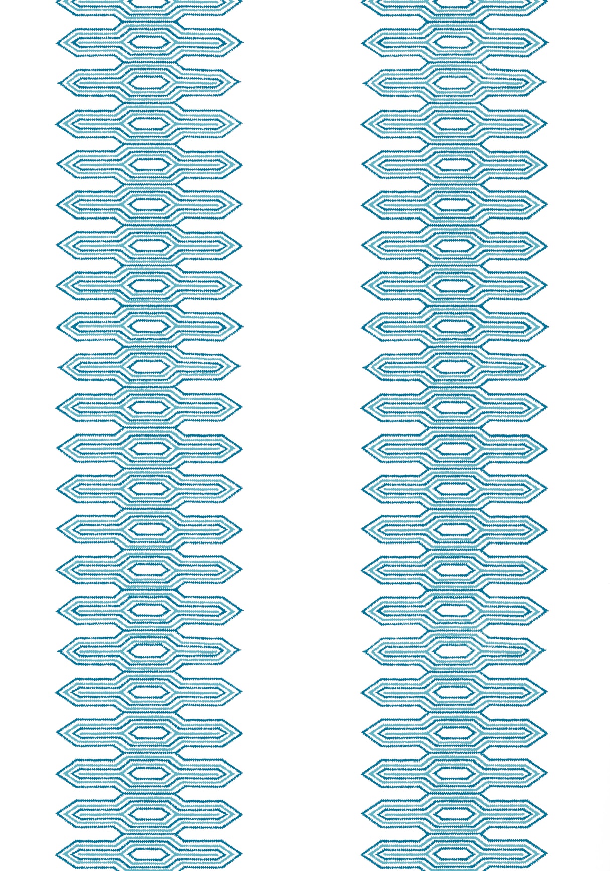 Thibaut T20811 NOLA STRIPE Aqua Wallpaper