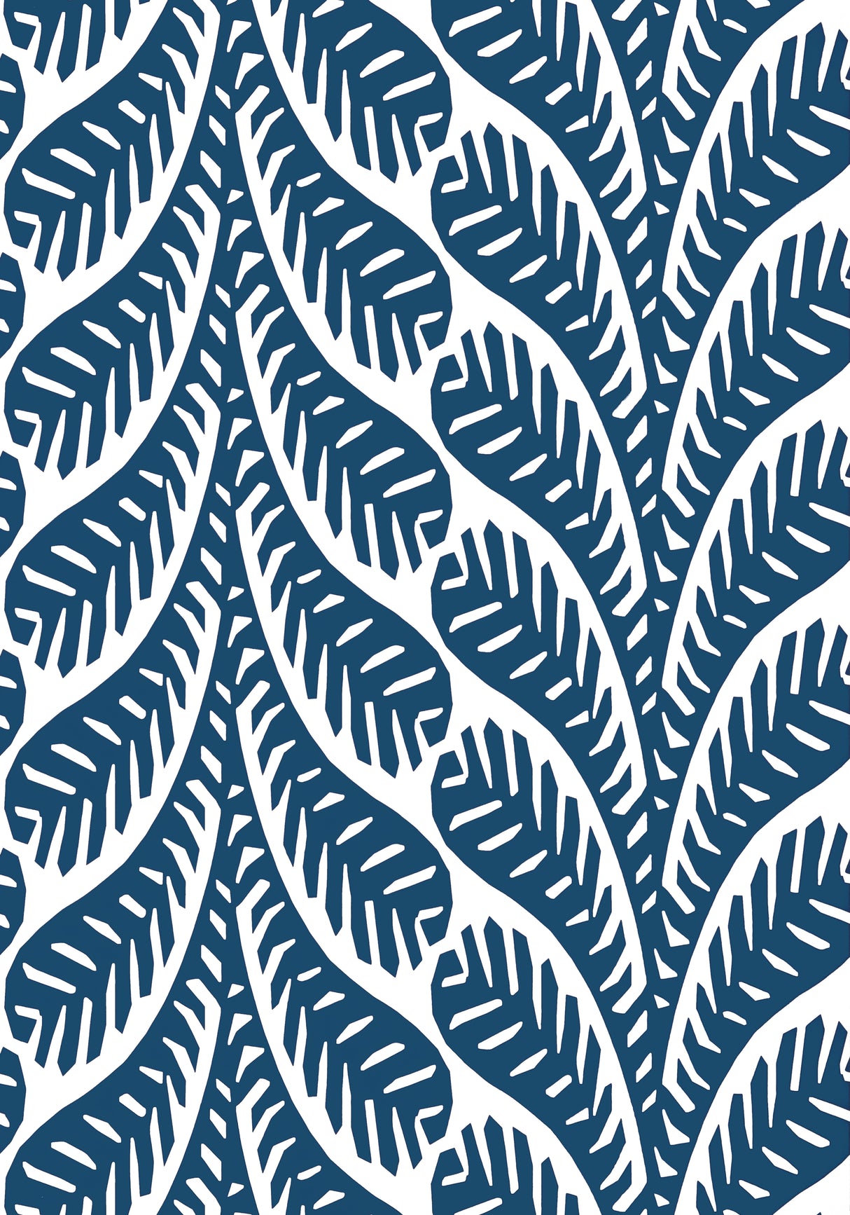 Thibaut T20827 GINGER Navy Wallpaper